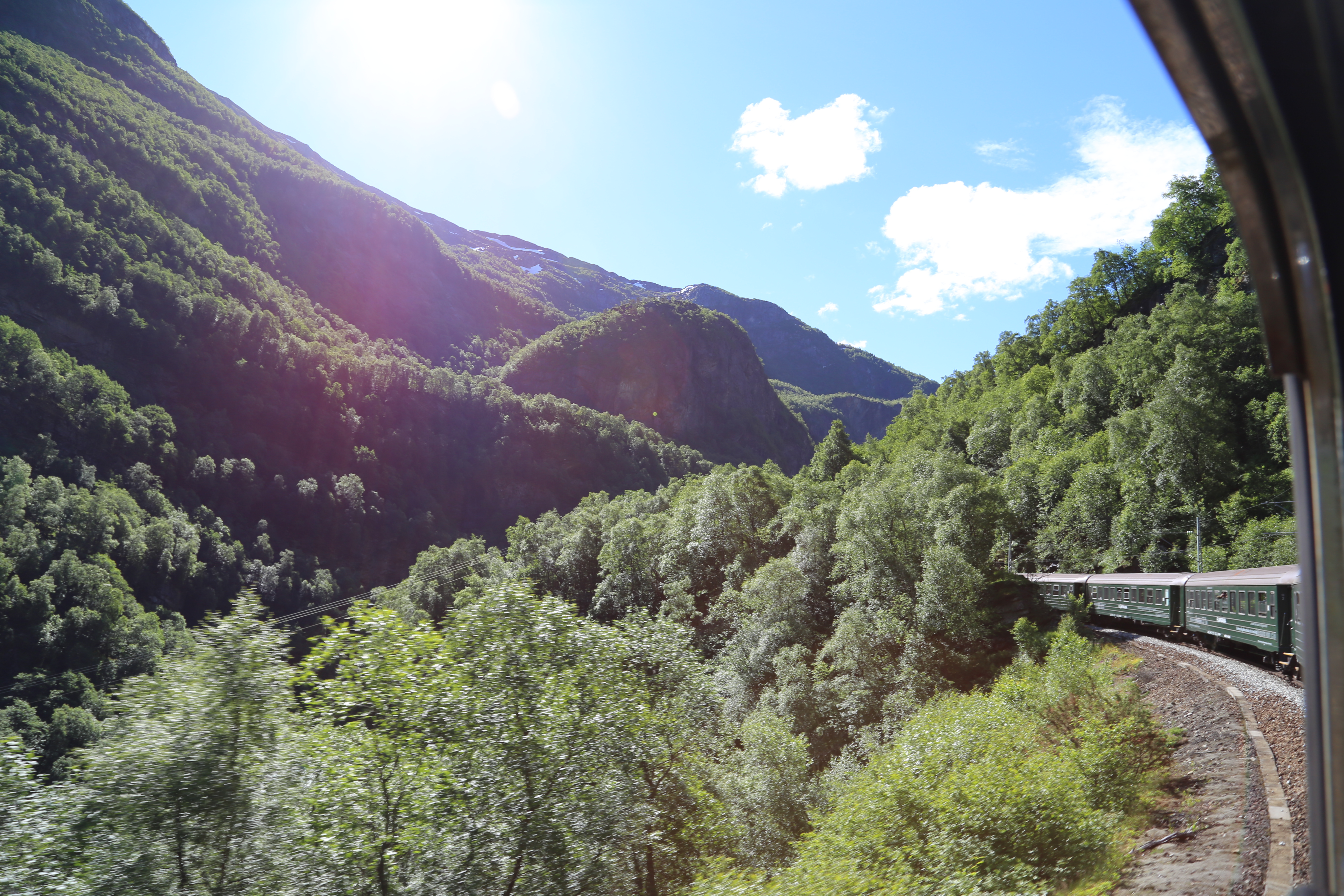 2014 Europe Trip Day 21 - Norway (Norway in a Nutshell (Roundtrip from Bergen via Myrdal): Train Bergen-Myrdal, The Flåm Railway, Fjord Cruise Flam-Gudvangen, Nærøyfjord (Narrowest Fjord in World), Bus Gudvangen-Voss, Train Voss-Bergen)