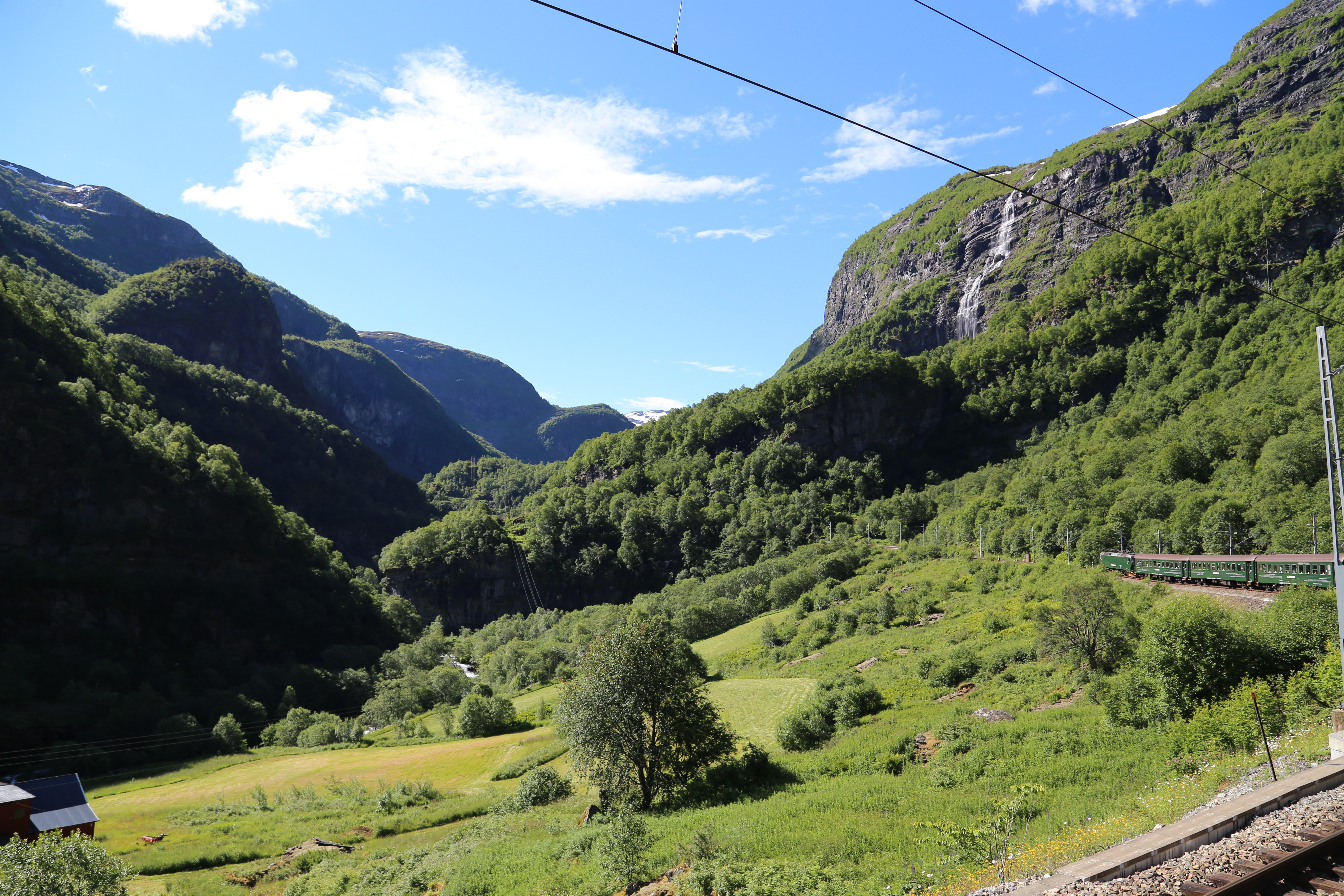 2014 Europe Trip Day 21 - Norway (Norway in a Nutshell (Roundtrip from Bergen via Myrdal): Train Bergen-Myrdal, The Flåm Railway, Fjord Cruise Flam-Gudvangen, Nærøyfjord (Narrowest Fjord in World), Bus Gudvangen-Voss, Train Voss-Bergen)