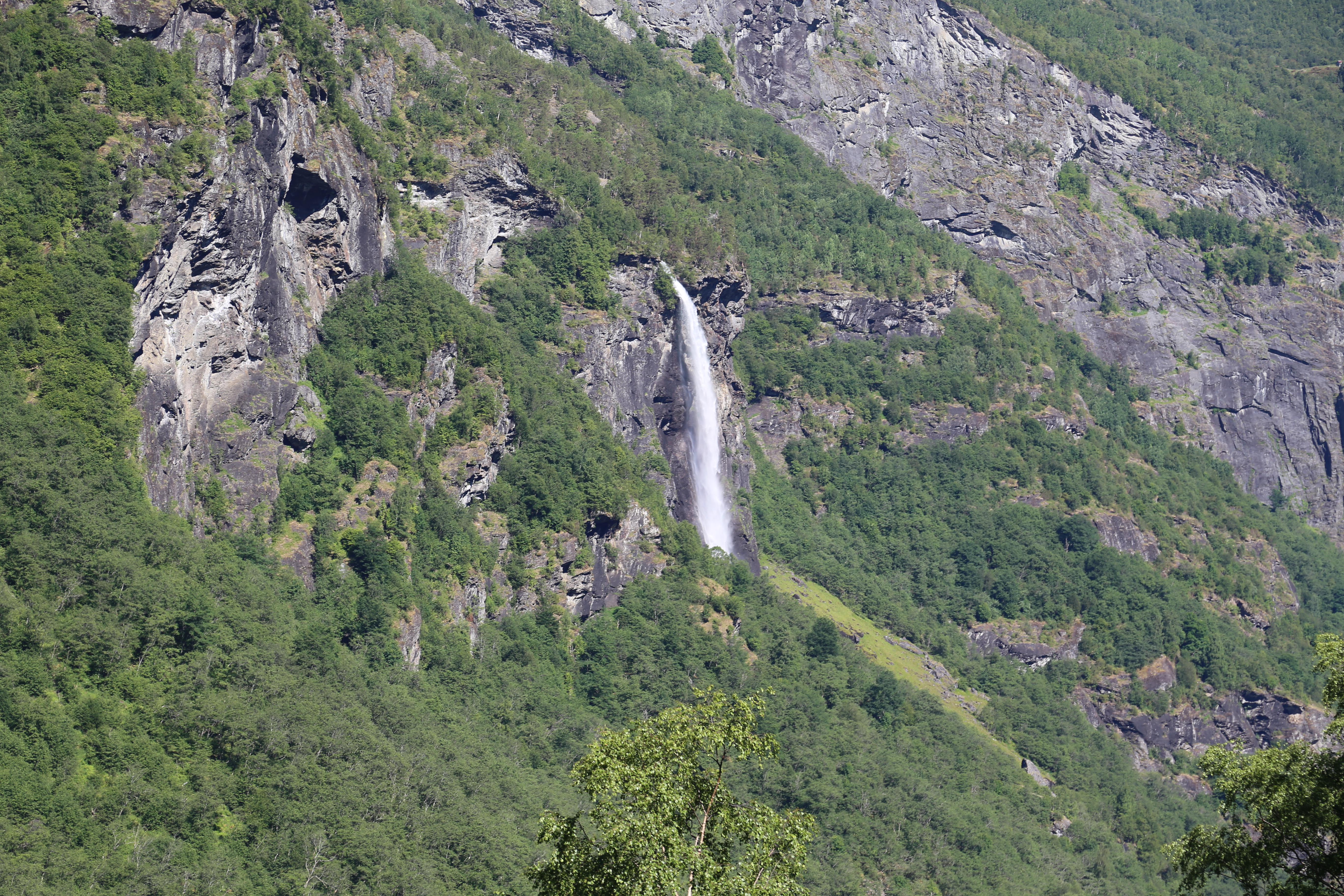 2014 Europe Trip Day 21 - Norway (Norway in a Nutshell (Roundtrip from Bergen via Myrdal): Train Bergen-Myrdal, The Flåm Railway, Fjord Cruise Flam-Gudvangen, Nærøyfjord (Narrowest Fjord in World), Bus Gudvangen-Voss, Train Voss-Bergen)