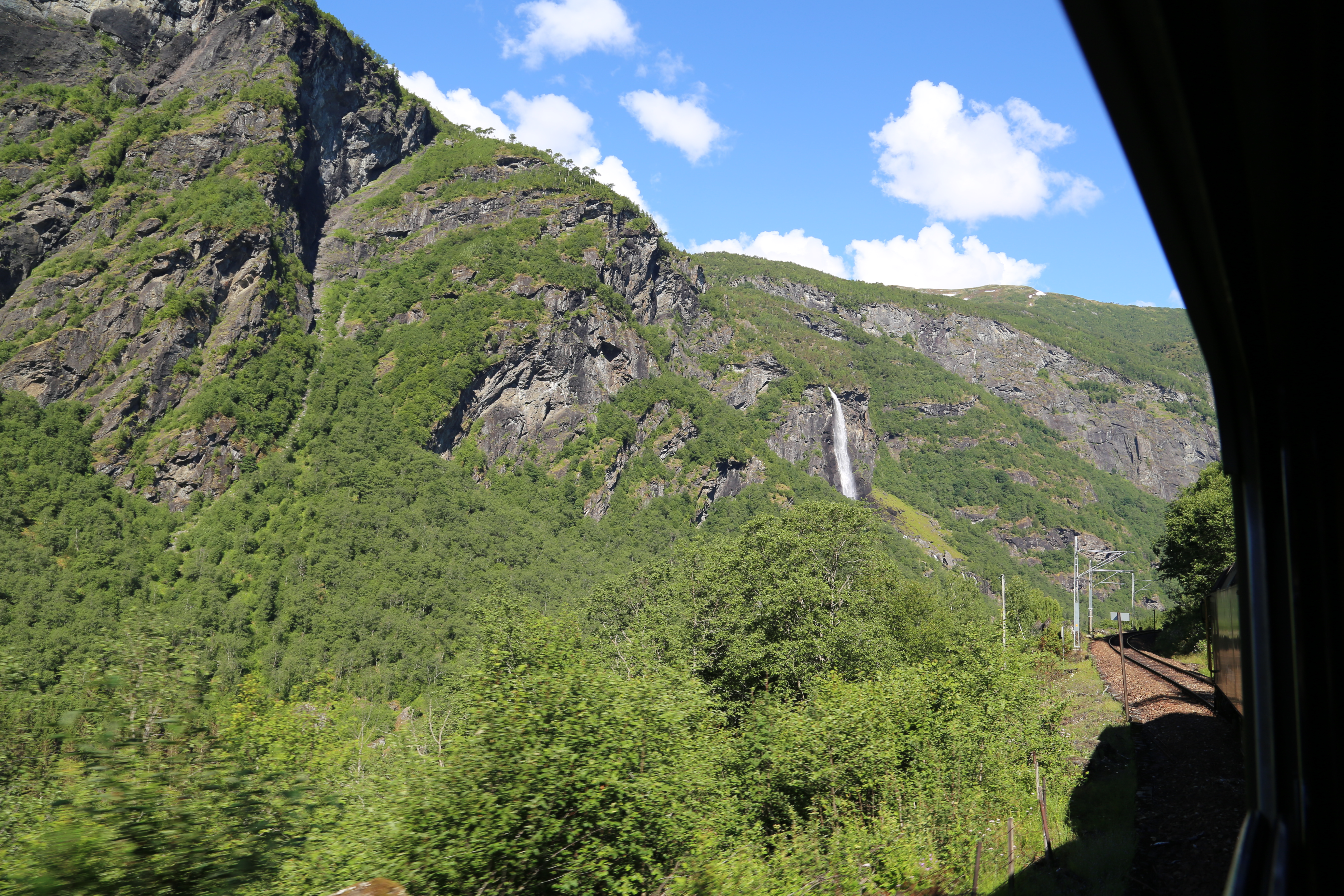 2014 Europe Trip Day 21 - Norway (Norway in a Nutshell (Roundtrip from Bergen via Myrdal): Train Bergen-Myrdal, The Flåm Railway, Fjord Cruise Flam-Gudvangen, Nærøyfjord (Narrowest Fjord in World), Bus Gudvangen-Voss, Train Voss-Bergen)