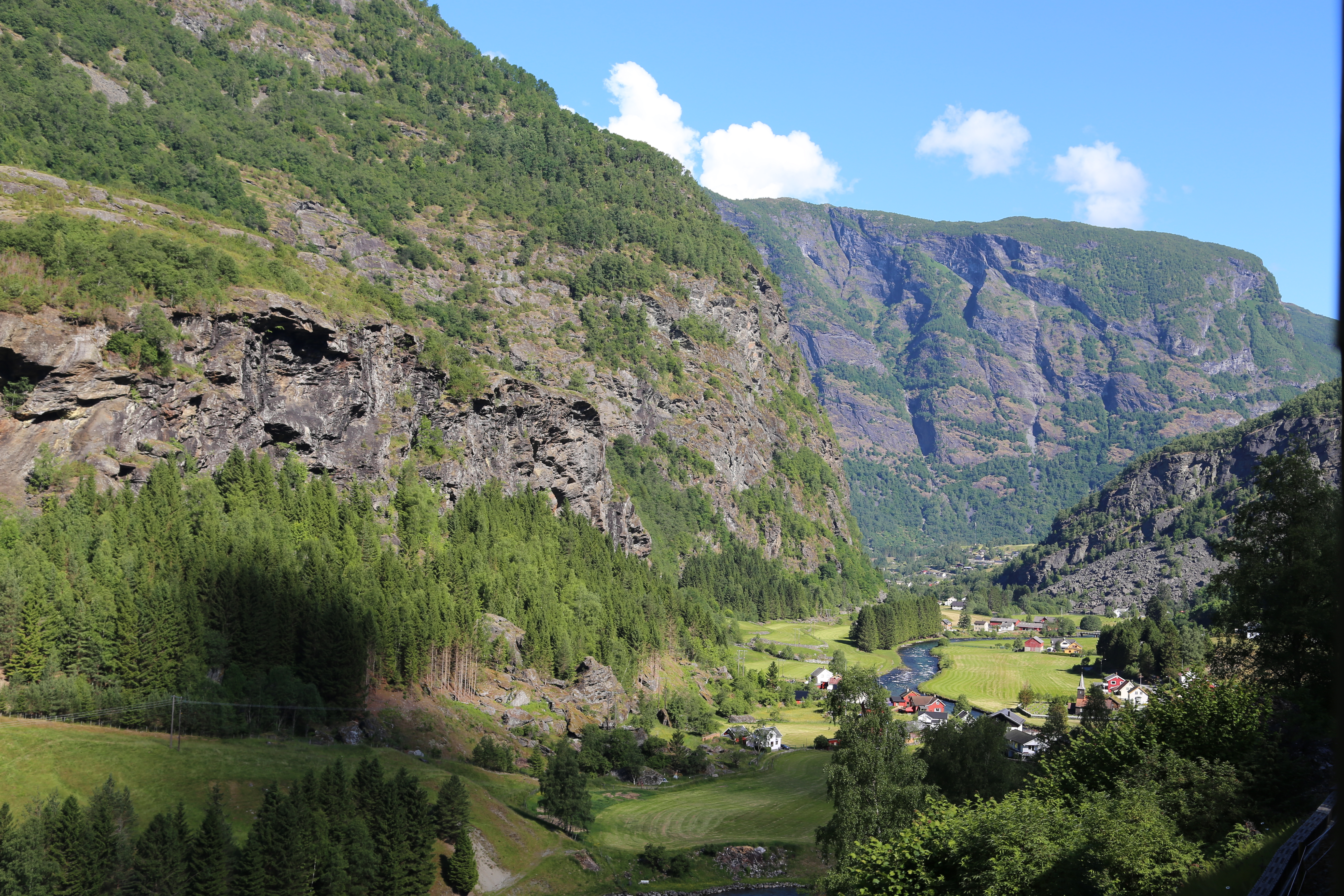 2014 Europe Trip Day 21 - Norway (Norway in a Nutshell (Roundtrip from Bergen via Myrdal): Train Bergen-Myrdal, The Flåm Railway, Fjord Cruise Flam-Gudvangen, Nærøyfjord (Narrowest Fjord in World), Bus Gudvangen-Voss, Train Voss-Bergen)