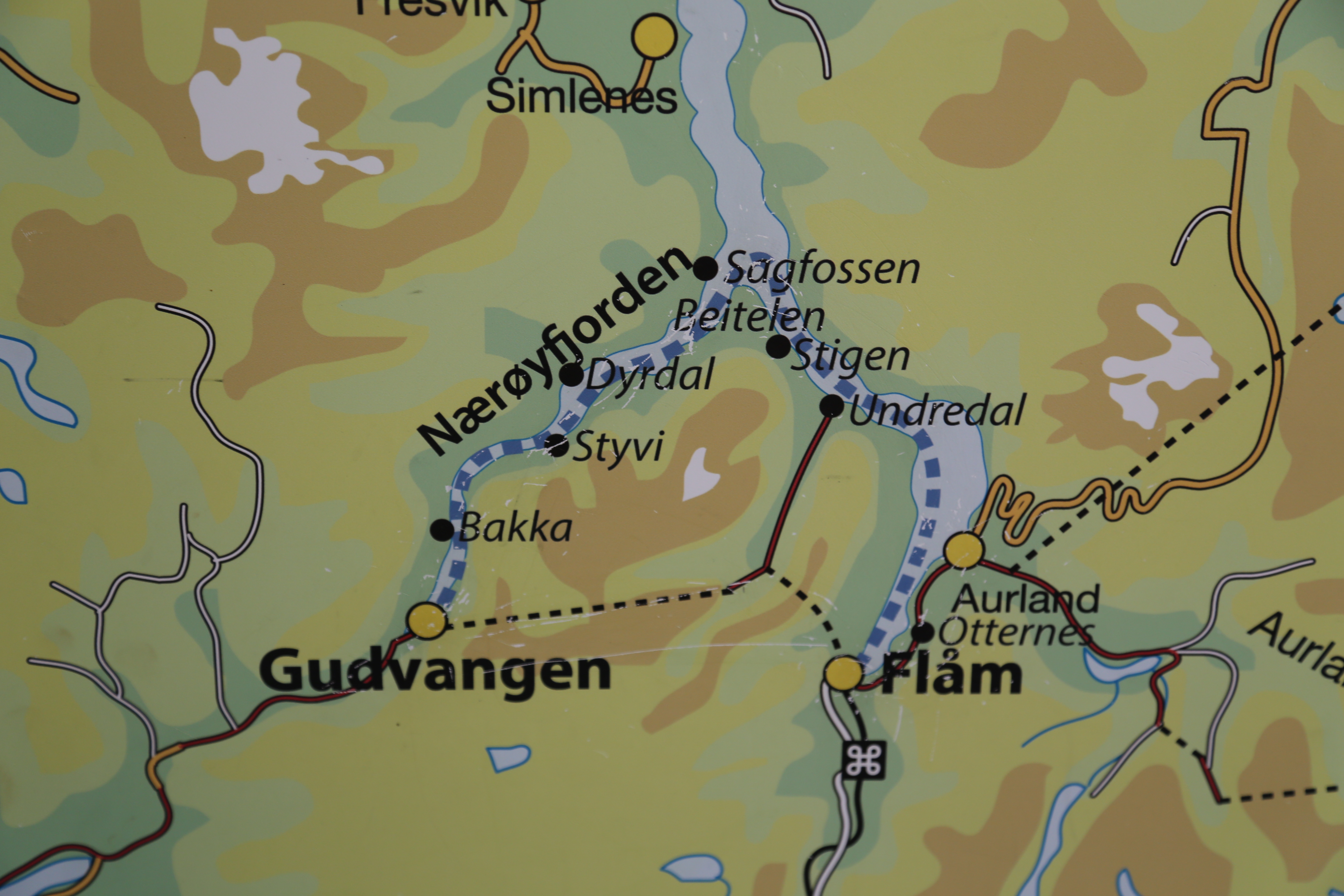 2014 Europe Trip Day 21 - Norway (Norway in a Nutshell (Roundtrip from Bergen via Myrdal): Train Bergen-Myrdal, The Flåm Railway, Fjord Cruise Flam-Gudvangen, Nærøyfjord (Narrowest Fjord in World), Bus Gudvangen-Voss, Train Voss-Bergen)