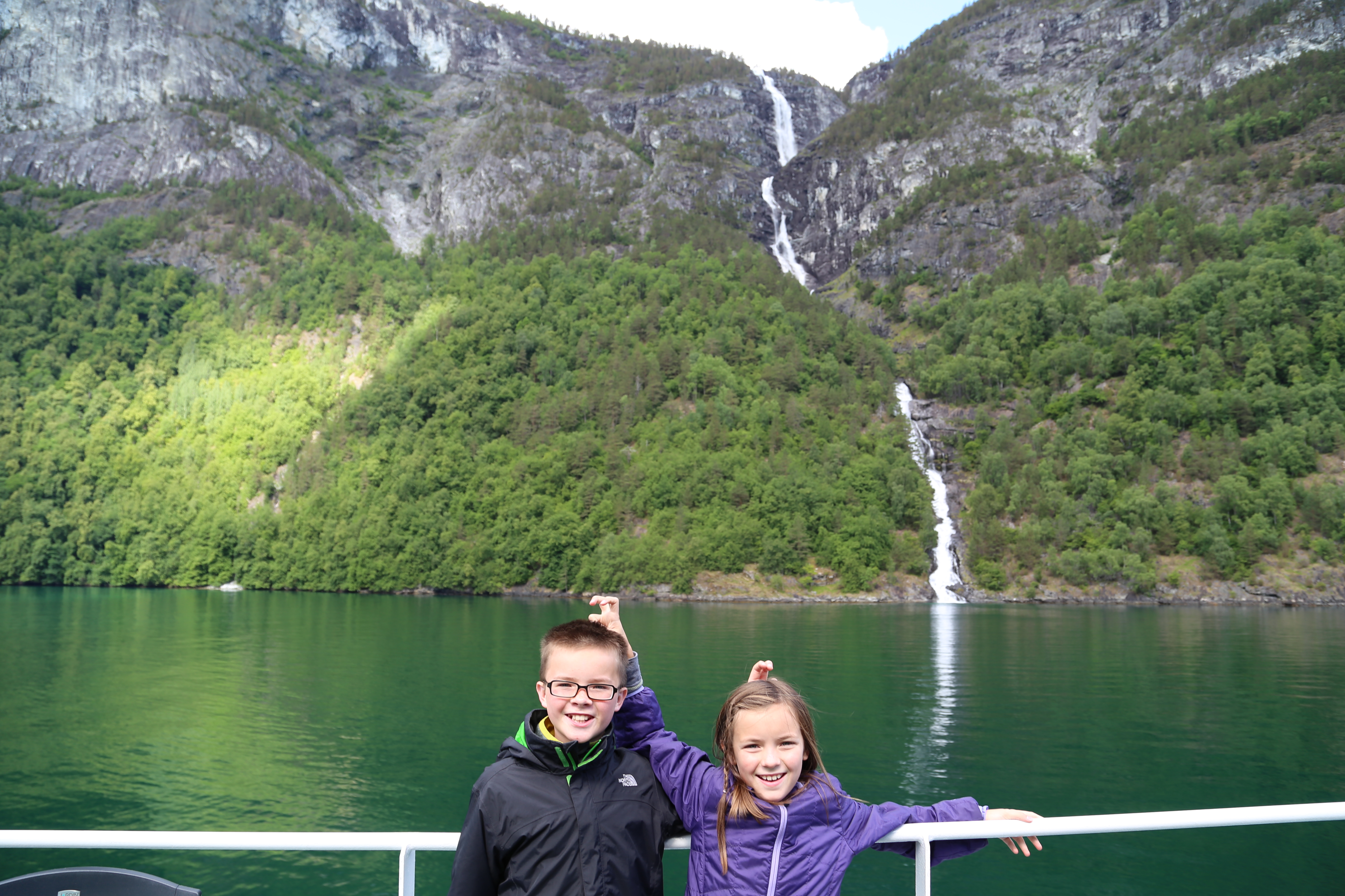 2014 Europe Trip Day 21 - Norway (Norway in a Nutshell (Roundtrip from Bergen via Myrdal): Train Bergen-Myrdal, The Flåm Railway, Fjord Cruise Flam-Gudvangen, Nærøyfjord (Narrowest Fjord in World), Bus Gudvangen-Voss, Train Voss-Bergen)