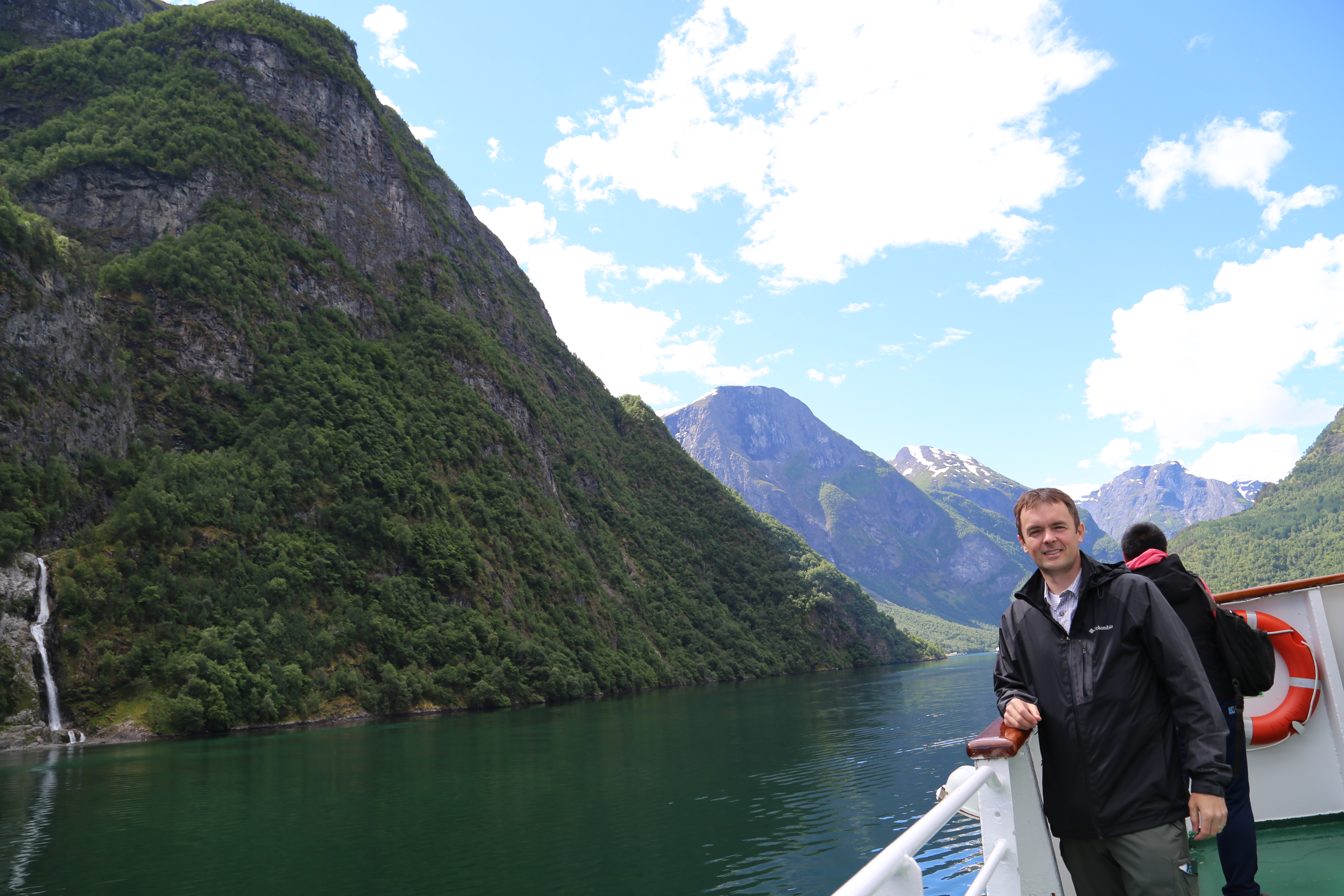 2014 Europe Trip Day 21 - Norway (Norway in a Nutshell (Roundtrip from Bergen via Myrdal): Train Bergen-Myrdal, The Flåm Railway, Fjord Cruise Flam-Gudvangen, Nærøyfjord (Narrowest Fjord in World), Bus Gudvangen-Voss, Train Voss-Bergen)