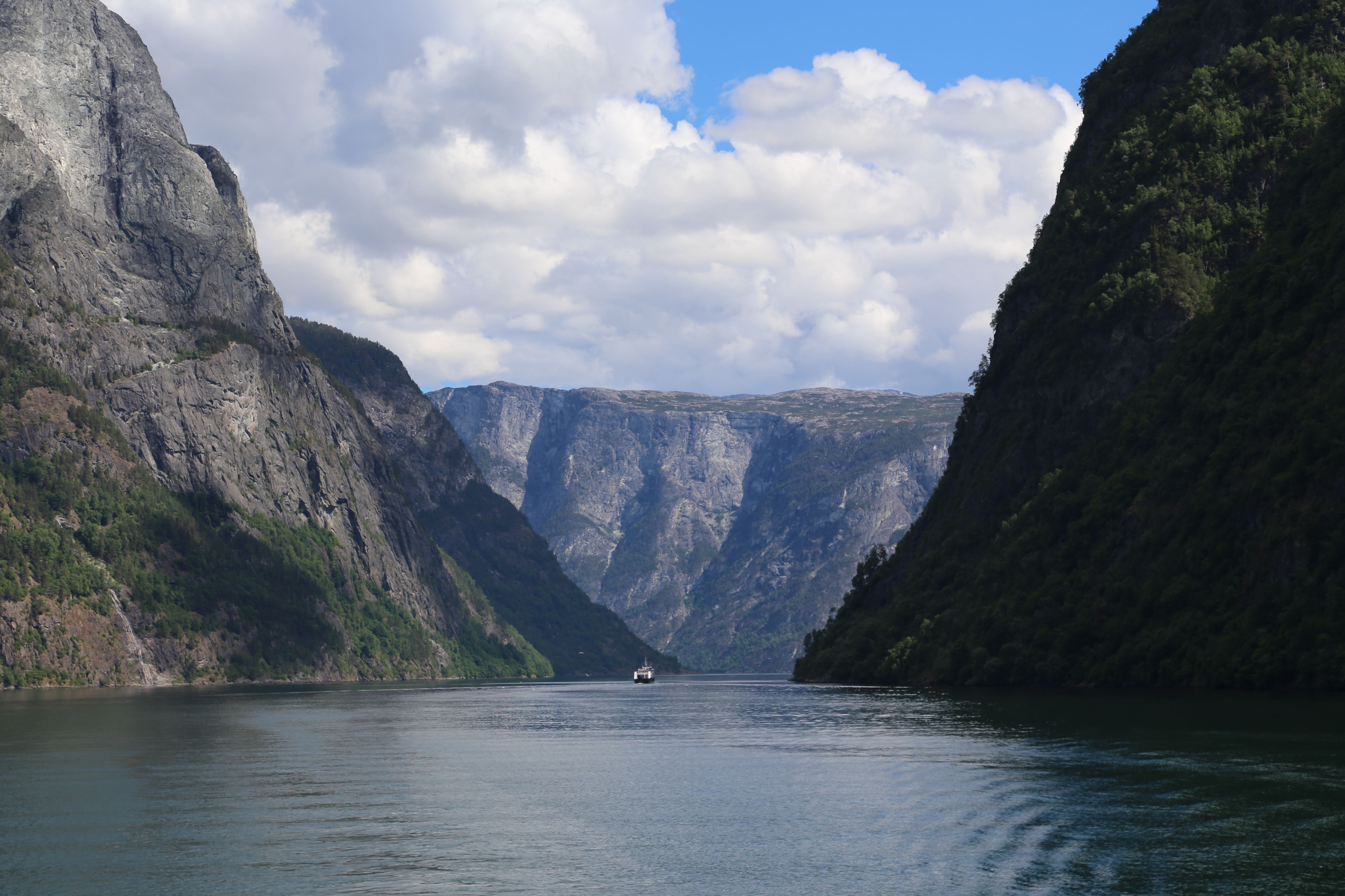 2014 Europe Trip Day 21 - Norway (Norway in a Nutshell (Roundtrip from Bergen via Myrdal): Train Bergen-Myrdal, The Flåm Railway, Fjord Cruise Flam-Gudvangen, Nærøyfjord (Narrowest Fjord in World), Bus Gudvangen-Voss, Train Voss-Bergen)