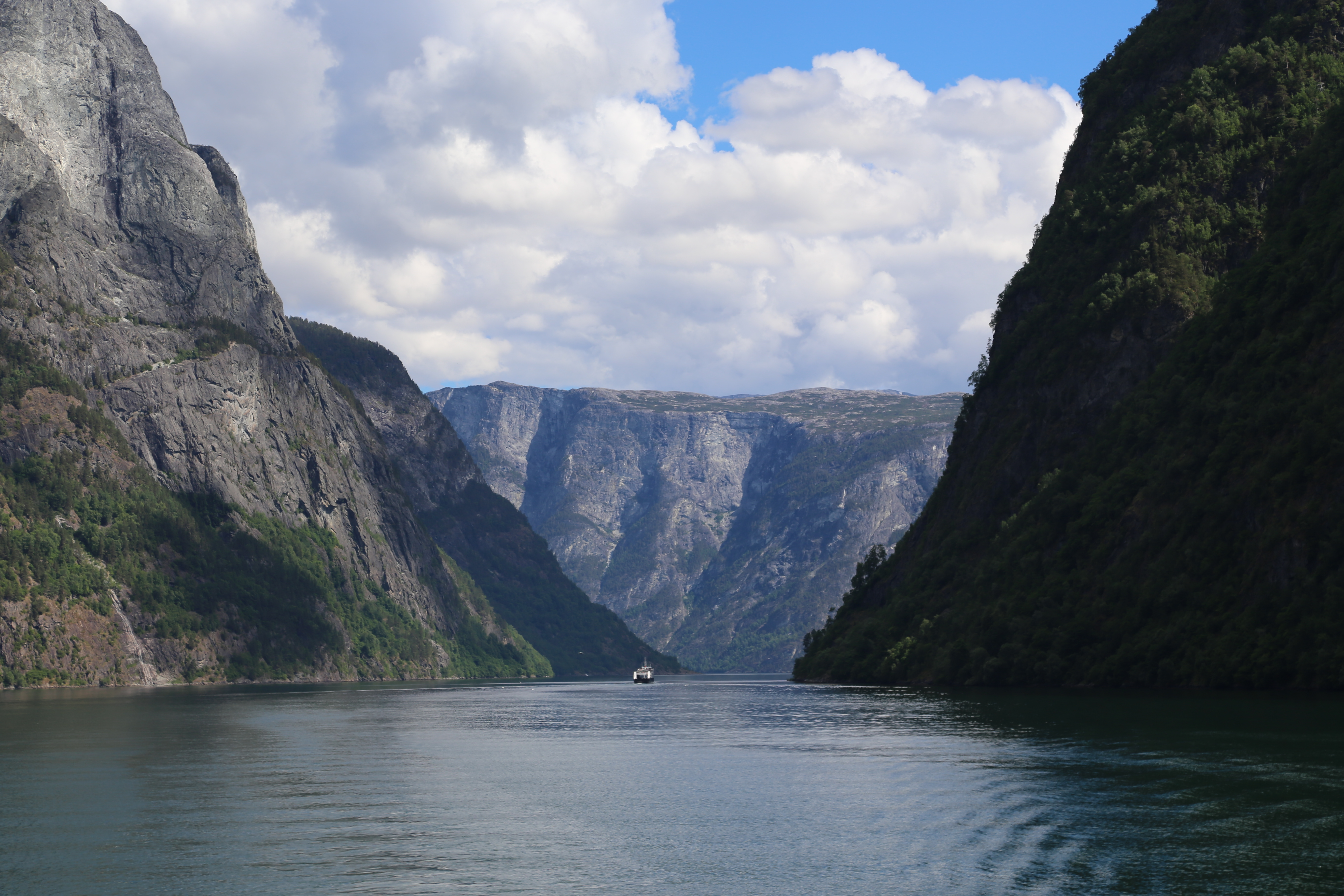 2014 Europe Trip Day 21 - Norway (Norway in a Nutshell (Roundtrip from Bergen via Myrdal): Train Bergen-Myrdal, The Flåm Railway, Fjord Cruise Flam-Gudvangen, Nærøyfjord (Narrowest Fjord in World), Bus Gudvangen-Voss, Train Voss-Bergen)