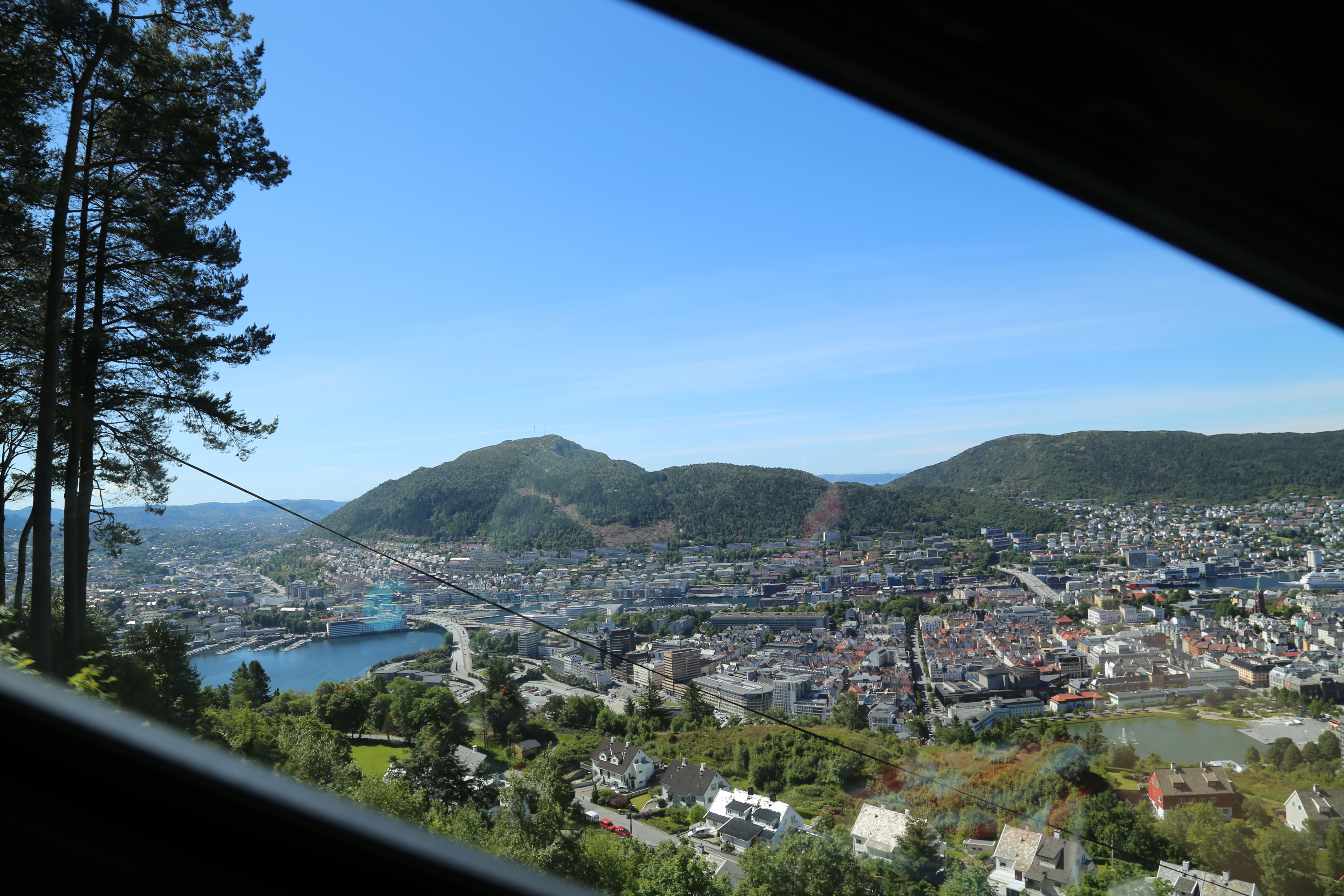 2014 Europe Trip Day 22 - Norway (Bergen: Fish Cakes, Fløibanen Funicular (Cable Railway up Mountain), Canoeing on Skomakerdiket Lake, Fisketorget (The Fish Market), Bryggen Wharf, Nordnes Seawater Pool, Jumping into the North Sea, Nordnes Alleys)