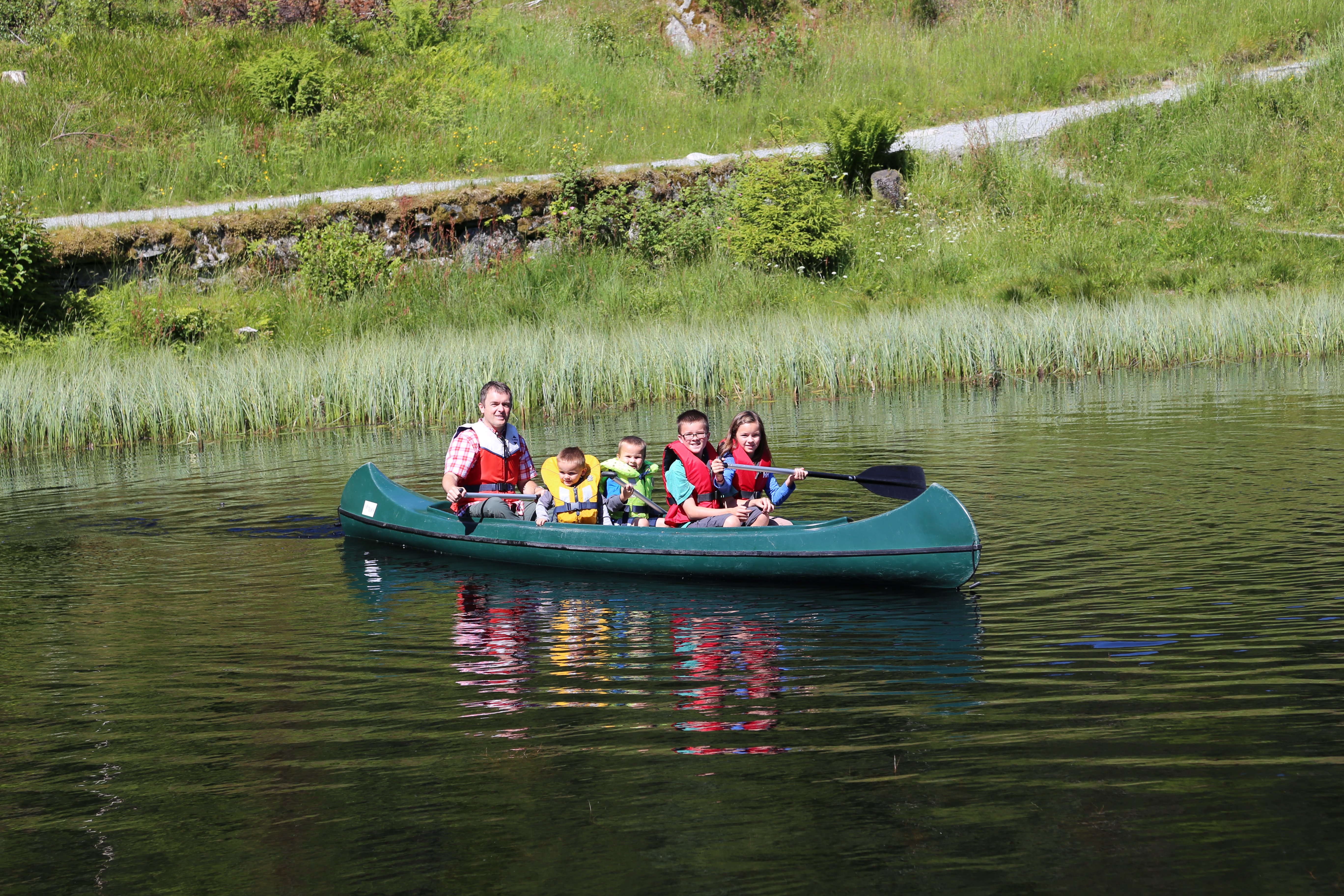 2014 Europe Trip Day 22 - Norway (Bergen: Fish Cakes, Fløibanen Funicular (Cable Railway up Mountain), Canoeing on Skomakerdiket Lake, Fisketorget (The Fish Market), Bryggen Wharf, Nordnes Seawater Pool, Jumping into the North Sea, Nordnes Alleys)