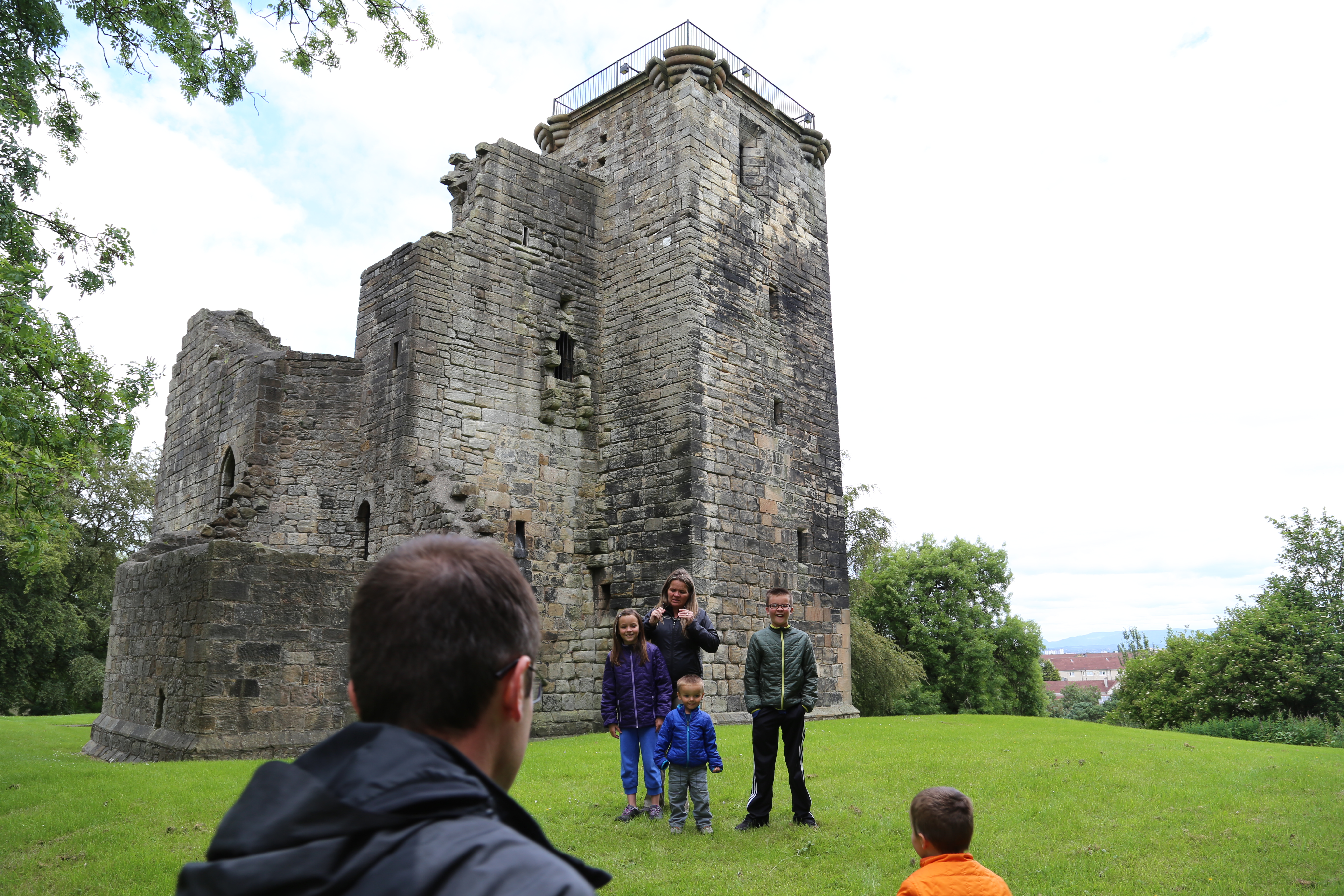 2014 Europe Trip Day 24 - Scotland (Crookston Castle, Paisley Missionary Flat (Walker Street), Lawn Bowling Pitch, Irn Bru, Church of the Holy Rude, Stirling Castle, 2014 Pipefest Stirling)