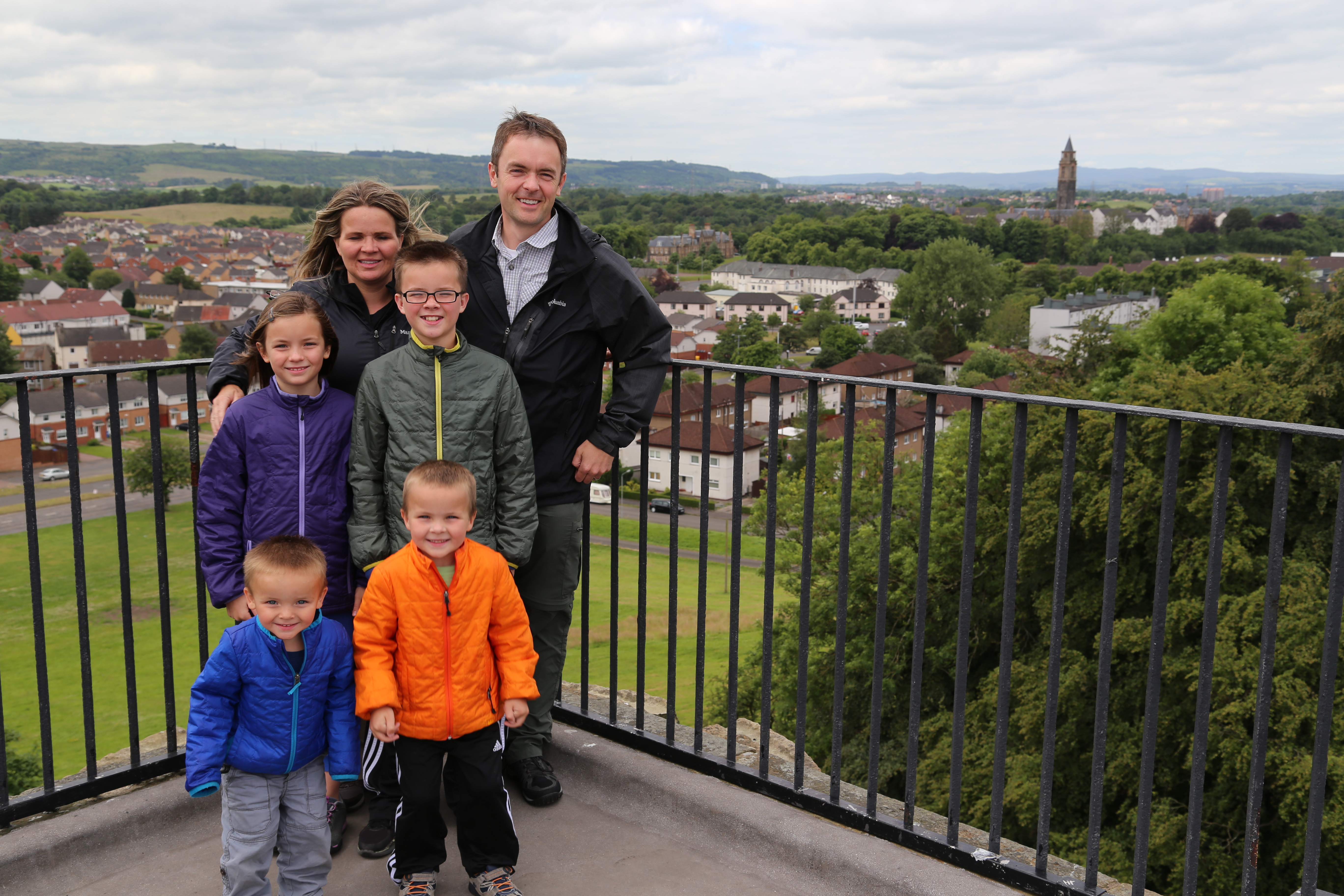 2014 Europe Trip Day 24 - Scotland (Crookston Castle, Paisley Missionary Flat (Walker Street), Lawn Bowling Pitch, Irn Bru, Church of the Holy Rude, Stirling Castle, 2014 Pipefest Stirling)