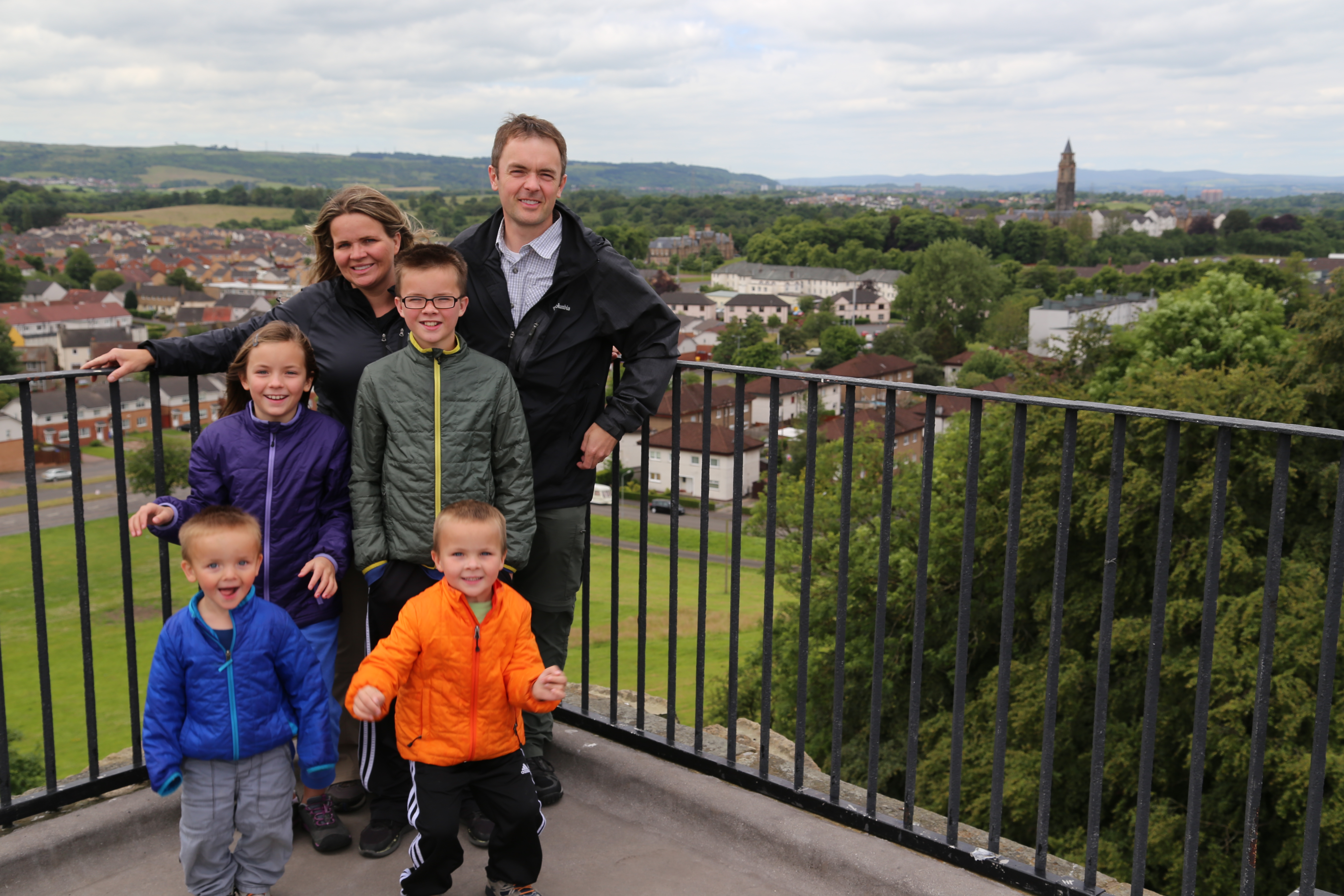 2014 Europe Trip Day 24 - Scotland (Crookston Castle, Paisley Missionary Flat (Walker Street), Lawn Bowling Pitch, Irn Bru, Church of the Holy Rude, Stirling Castle, 2014 Pipefest Stirling)