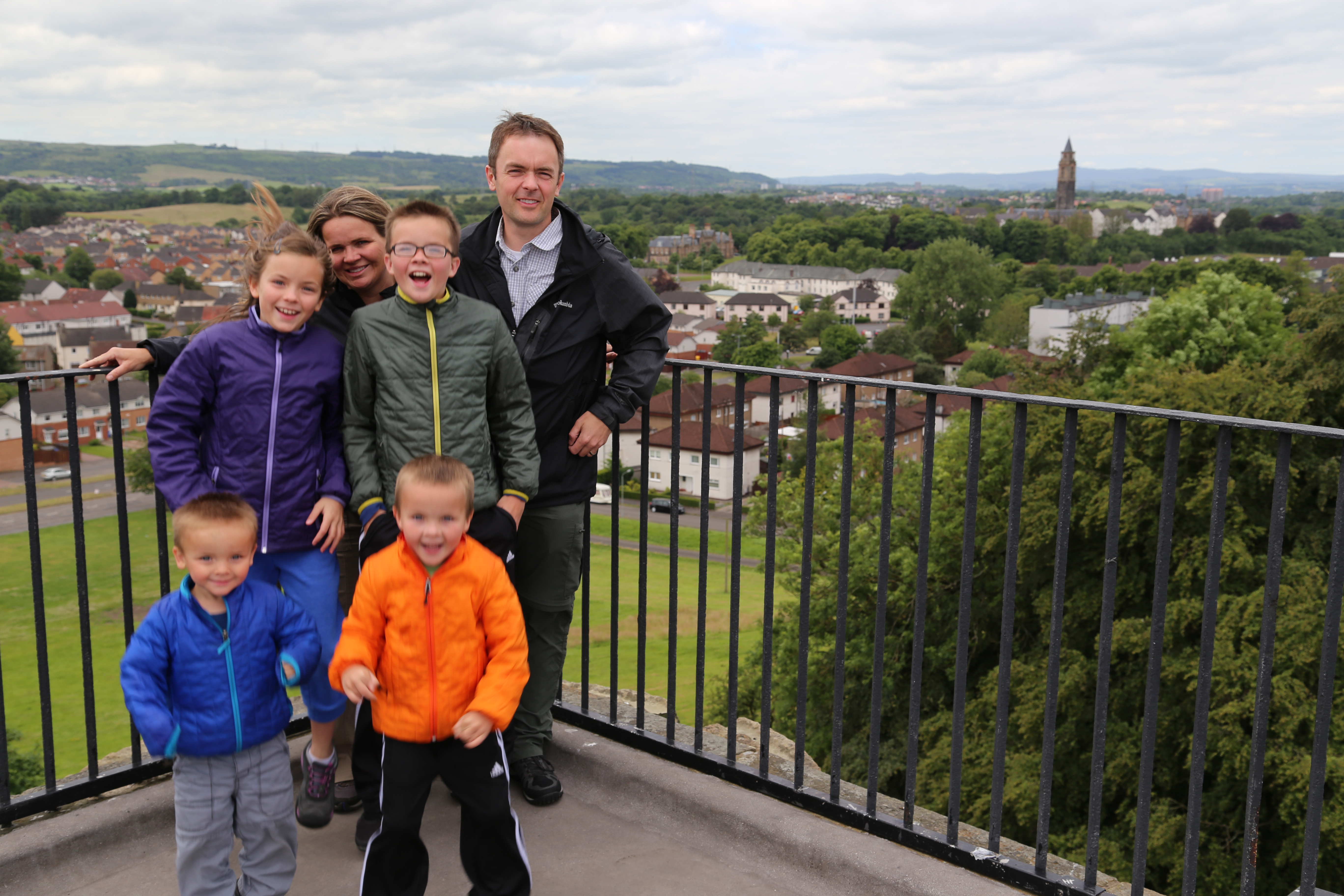 2014 Europe Trip Day 24 - Scotland (Crookston Castle, Paisley Missionary Flat (Walker Street), Lawn Bowling Pitch, Irn Bru, Church of the Holy Rude, Stirling Castle, 2014 Pipefest Stirling)