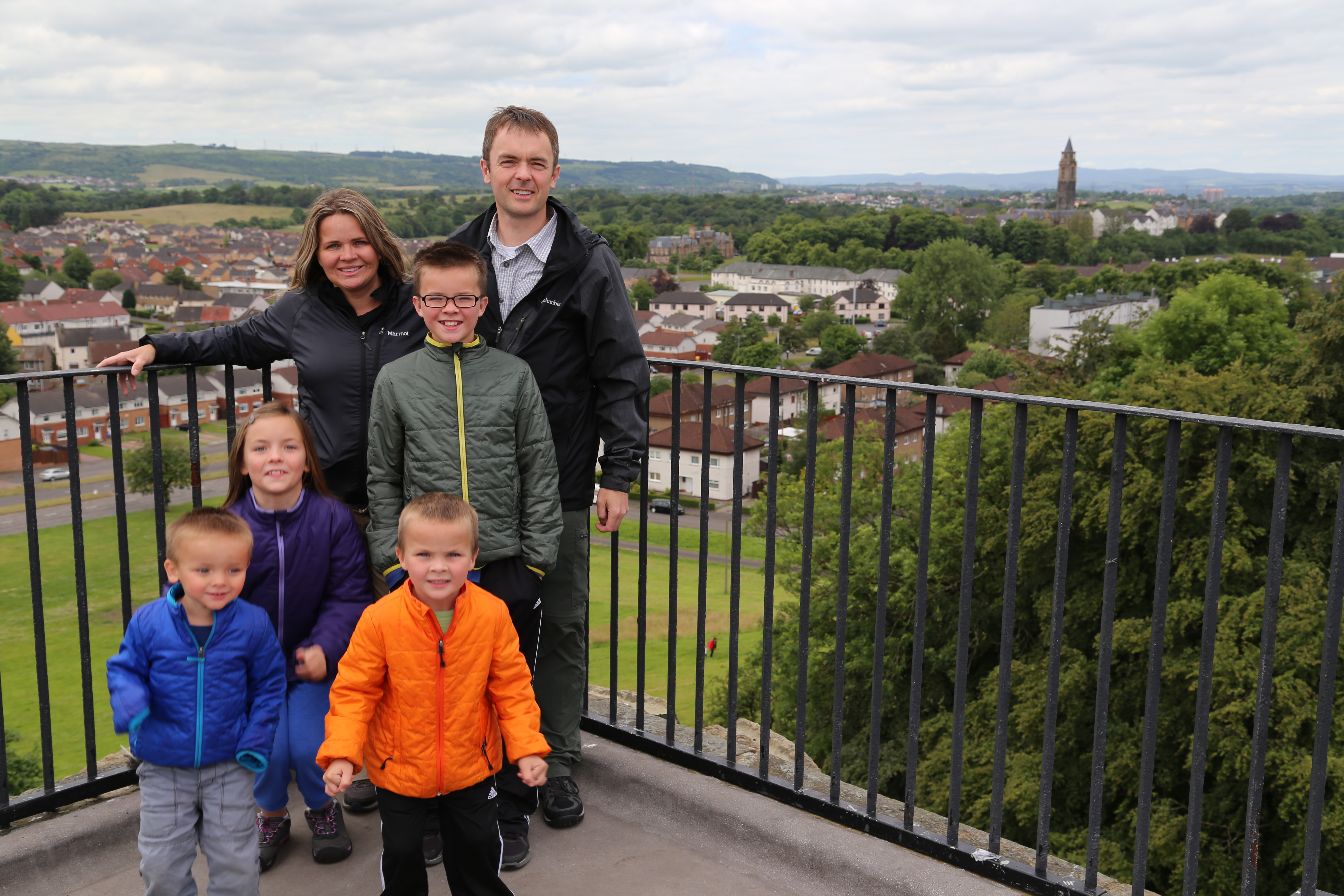 2014 Europe Trip Day 24 - Scotland (Crookston Castle, Paisley Missionary Flat (Walker Street), Lawn Bowling Pitch, Irn Bru, Church of the Holy Rude, Stirling Castle, 2014 Pipefest Stirling)
