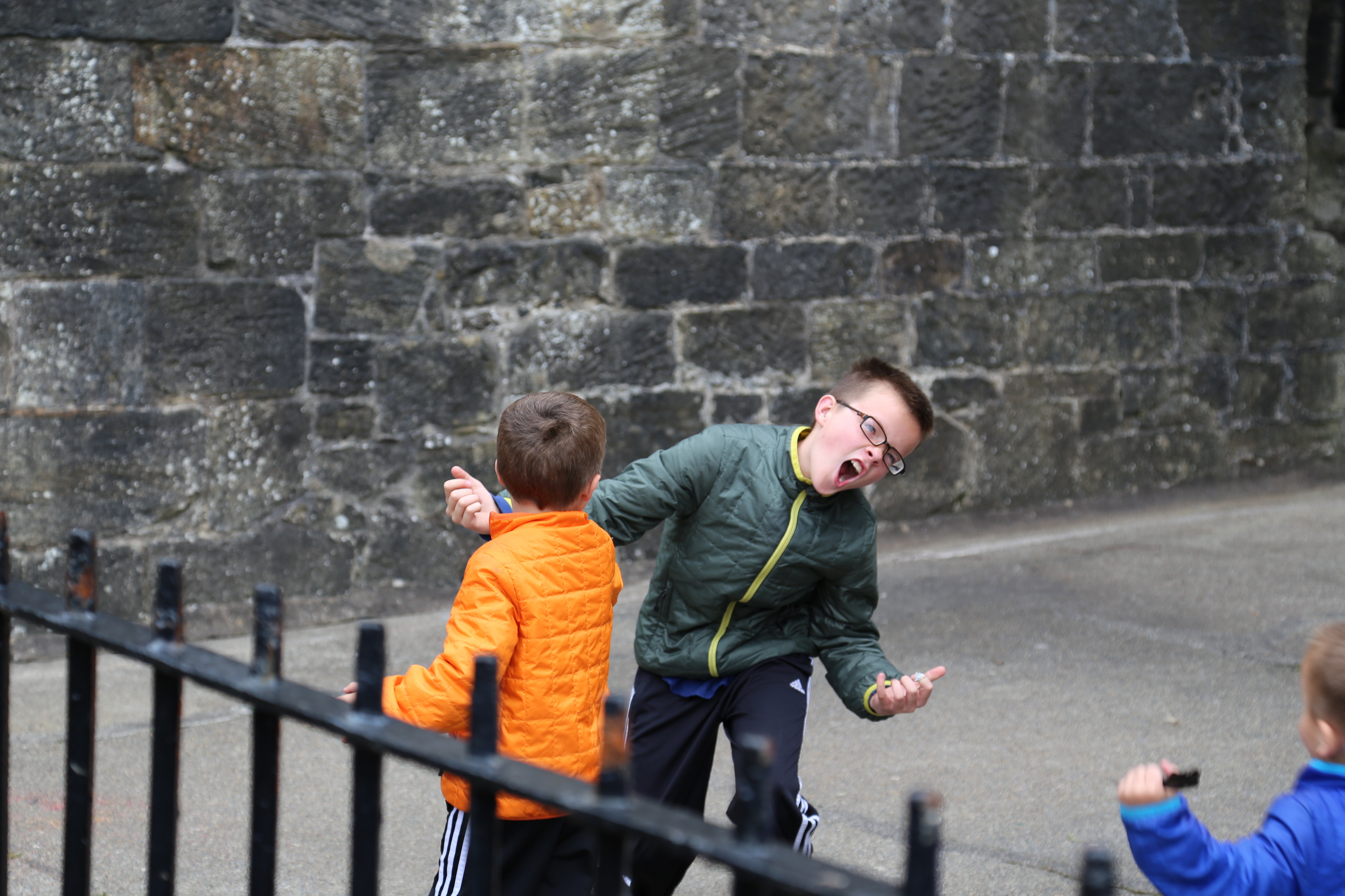 2014 Europe Trip Day 24 - Scotland (Crookston Castle, Paisley Missionary Flat (Walker Street), Lawn Bowling Pitch, Irn Bru, Church of the Holy Rude, Stirling Castle, 2014 Pipefest Stirling)