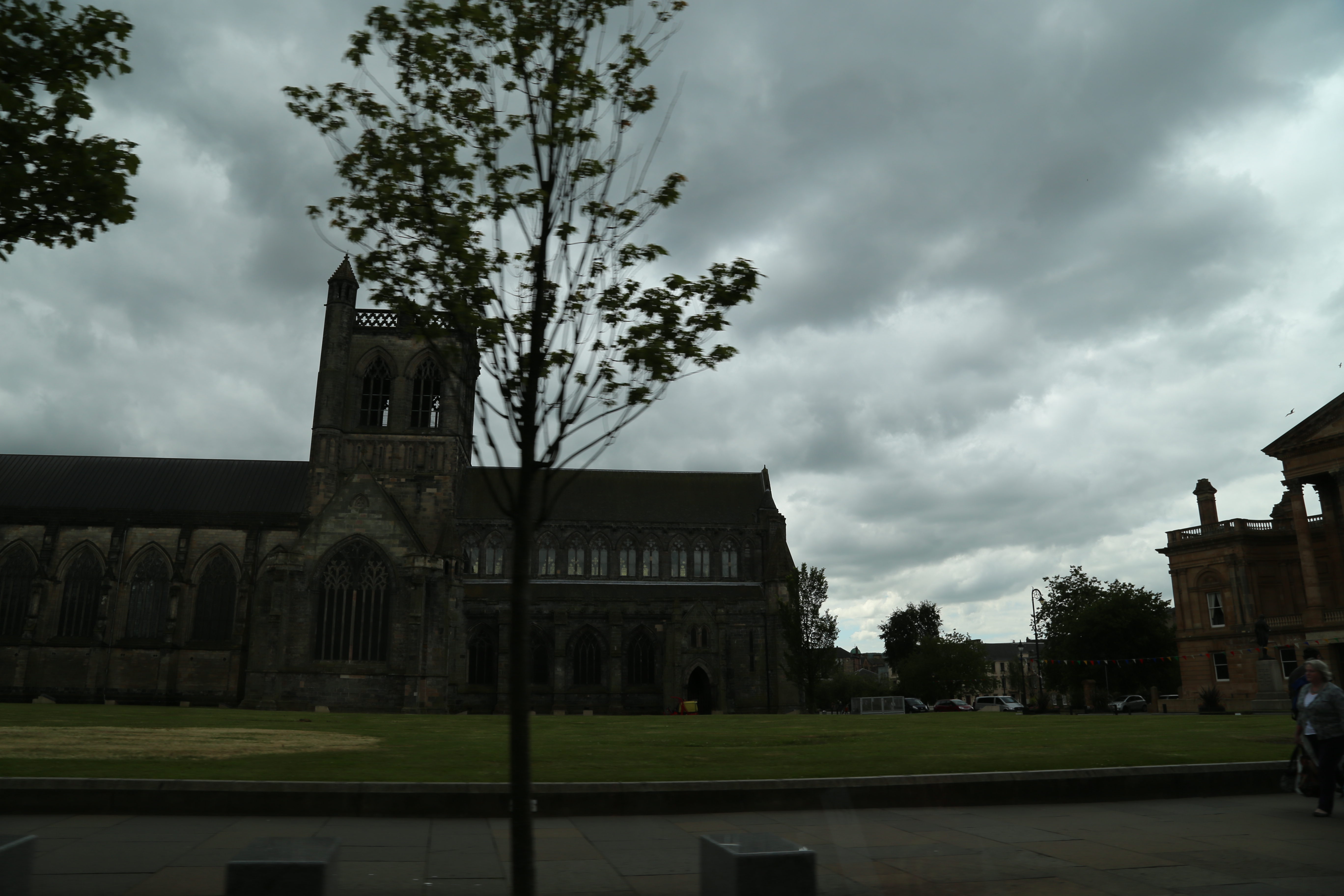 2014 Europe Trip Day 24 - Scotland (Crookston Castle, Paisley Missionary Flat (Walker Street), Lawn Bowling Pitch, Irn Bru, Church of the Holy Rude, Stirling Castle, 2014 Pipefest Stirling)