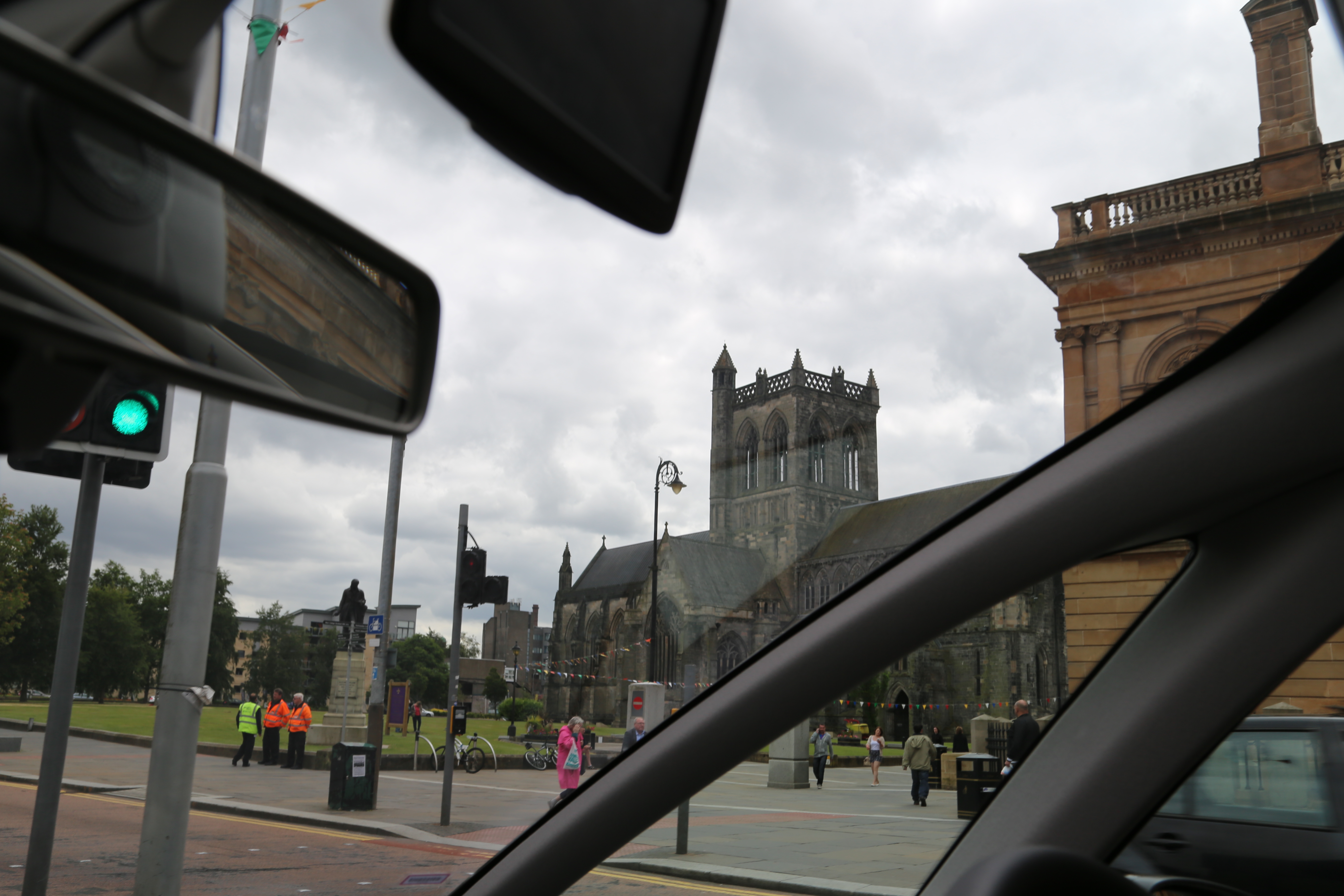 2014 Europe Trip Day 24 - Scotland (Crookston Castle, Paisley Missionary Flat (Walker Street), Lawn Bowling Pitch, Irn Bru, Church of the Holy Rude, Stirling Castle, 2014 Pipefest Stirling)