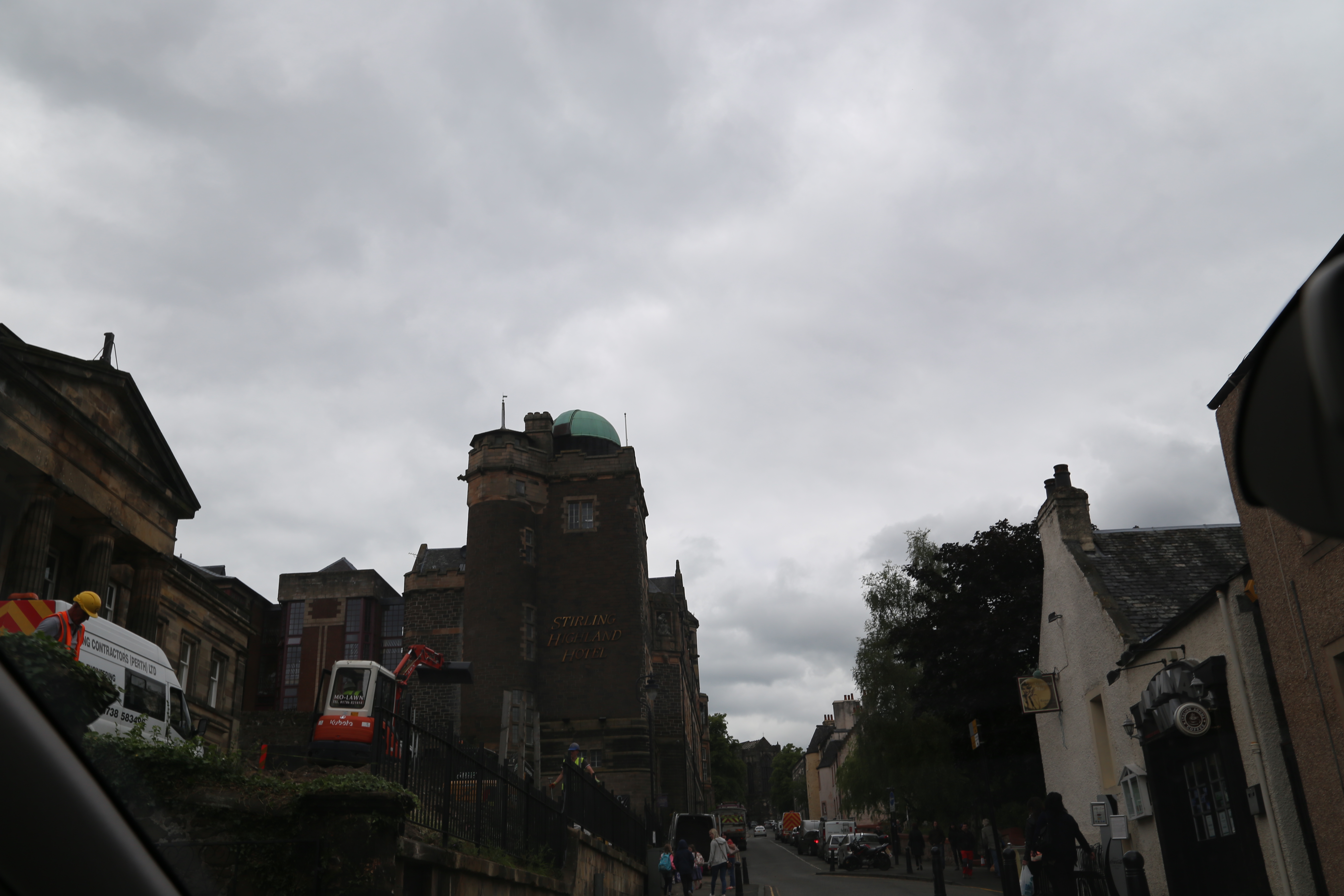 2014 Europe Trip Day 24 - Scotland (Crookston Castle, Paisley Missionary Flat (Walker Street), Lawn Bowling Pitch, Irn Bru, Church of the Holy Rude, Stirling Castle, 2014 Pipefest Stirling)
