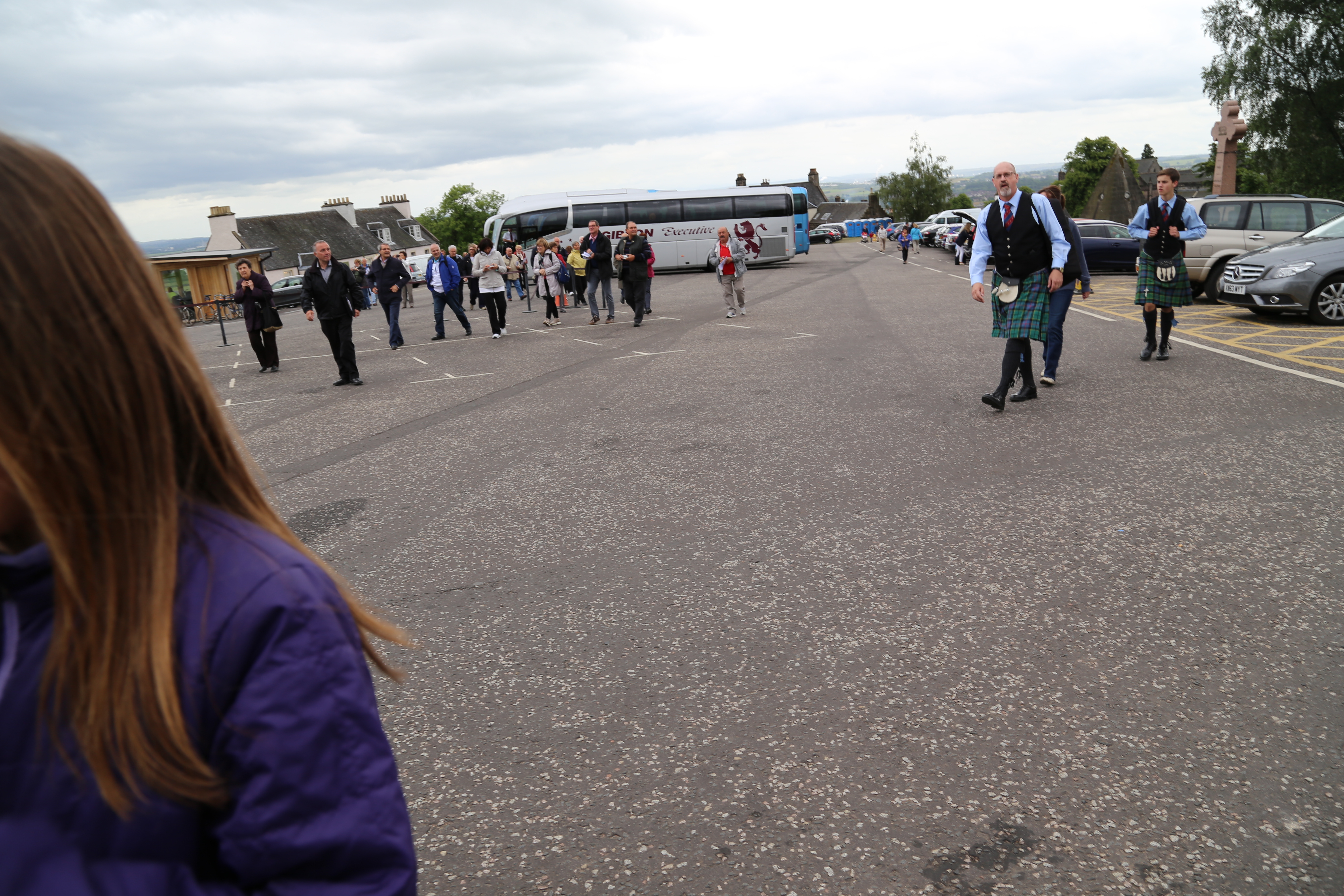 2014 Europe Trip Day 24 - Scotland (Crookston Castle, Paisley Missionary Flat (Walker Street), Lawn Bowling Pitch, Irn Bru, Church of the Holy Rude, Stirling Castle, 2014 Pipefest Stirling)