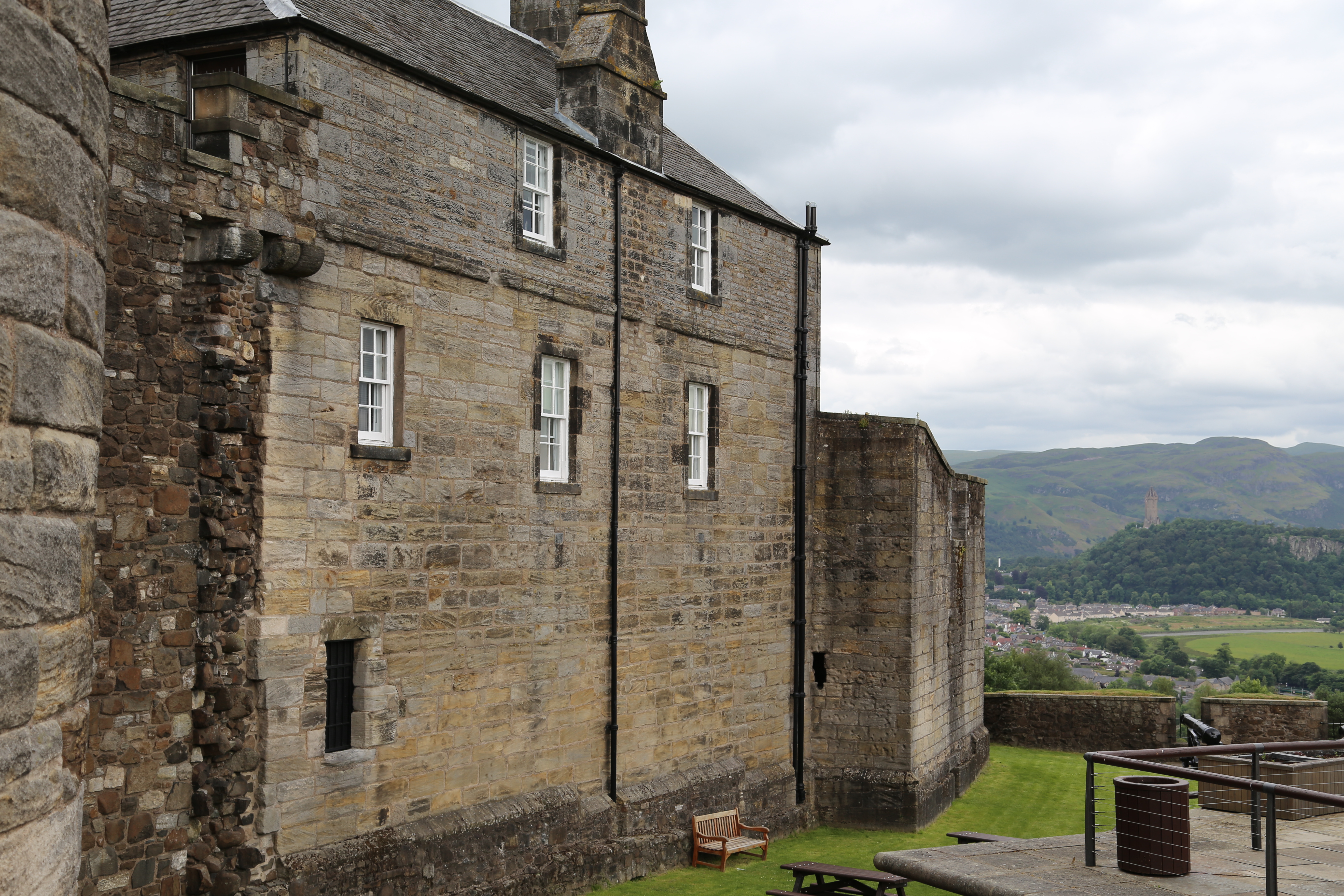 2014 Europe Trip Day 24 - Scotland (Crookston Castle, Paisley Missionary Flat (Walker Street), Lawn Bowling Pitch, Irn Bru, Church of the Holy Rude, Stirling Castle, 2014 Pipefest Stirling)