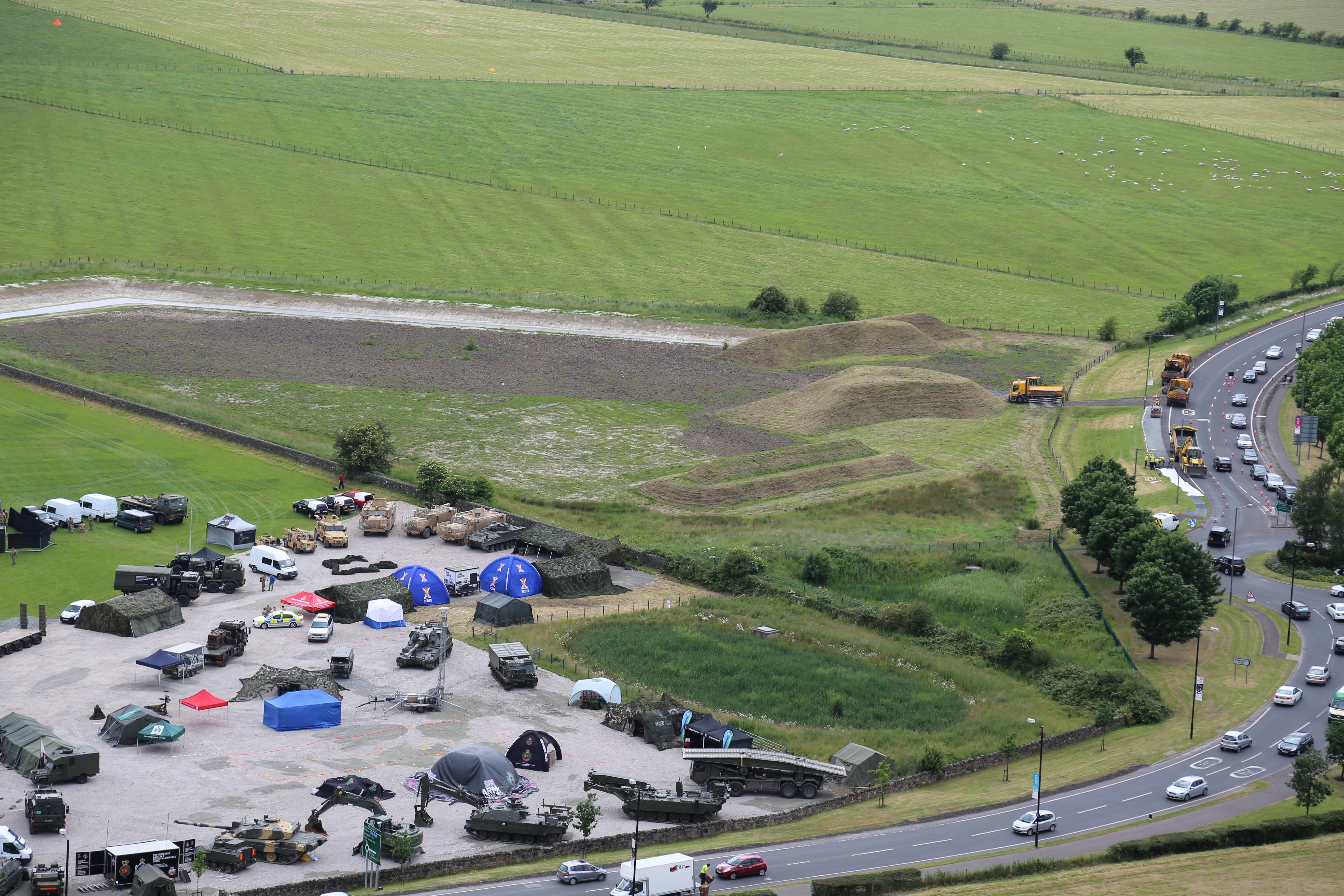 2014 Europe Trip Day 24 - Scotland (Crookston Castle, Paisley Missionary Flat (Walker Street), Lawn Bowling Pitch, Irn Bru, Church of the Holy Rude, Stirling Castle, 2014 Pipefest Stirling)