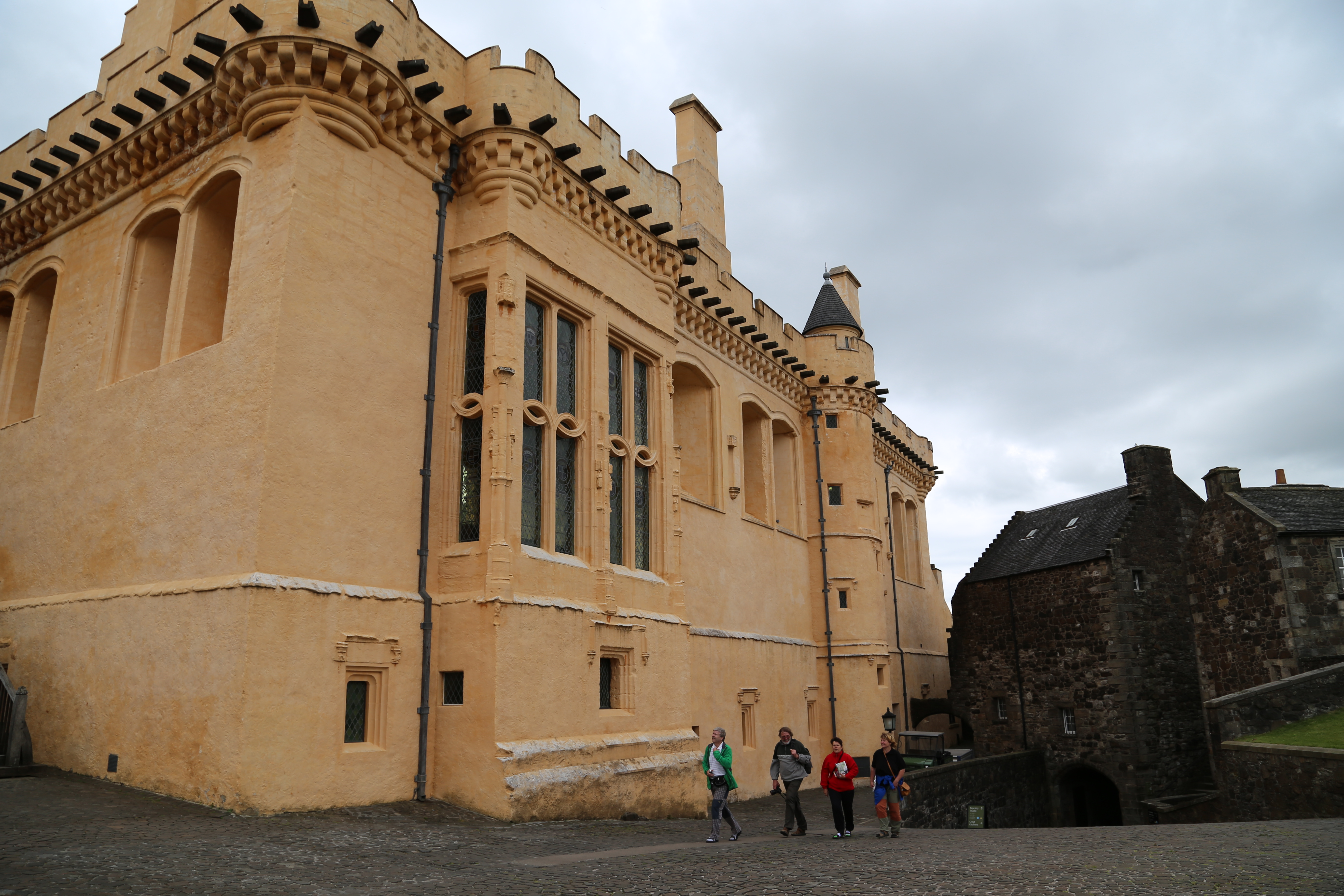 2014 Europe Trip Day 24 - Scotland (Crookston Castle, Paisley Missionary Flat (Walker Street), Lawn Bowling Pitch, Irn Bru, Church of the Holy Rude, Stirling Castle, 2014 Pipefest Stirling)