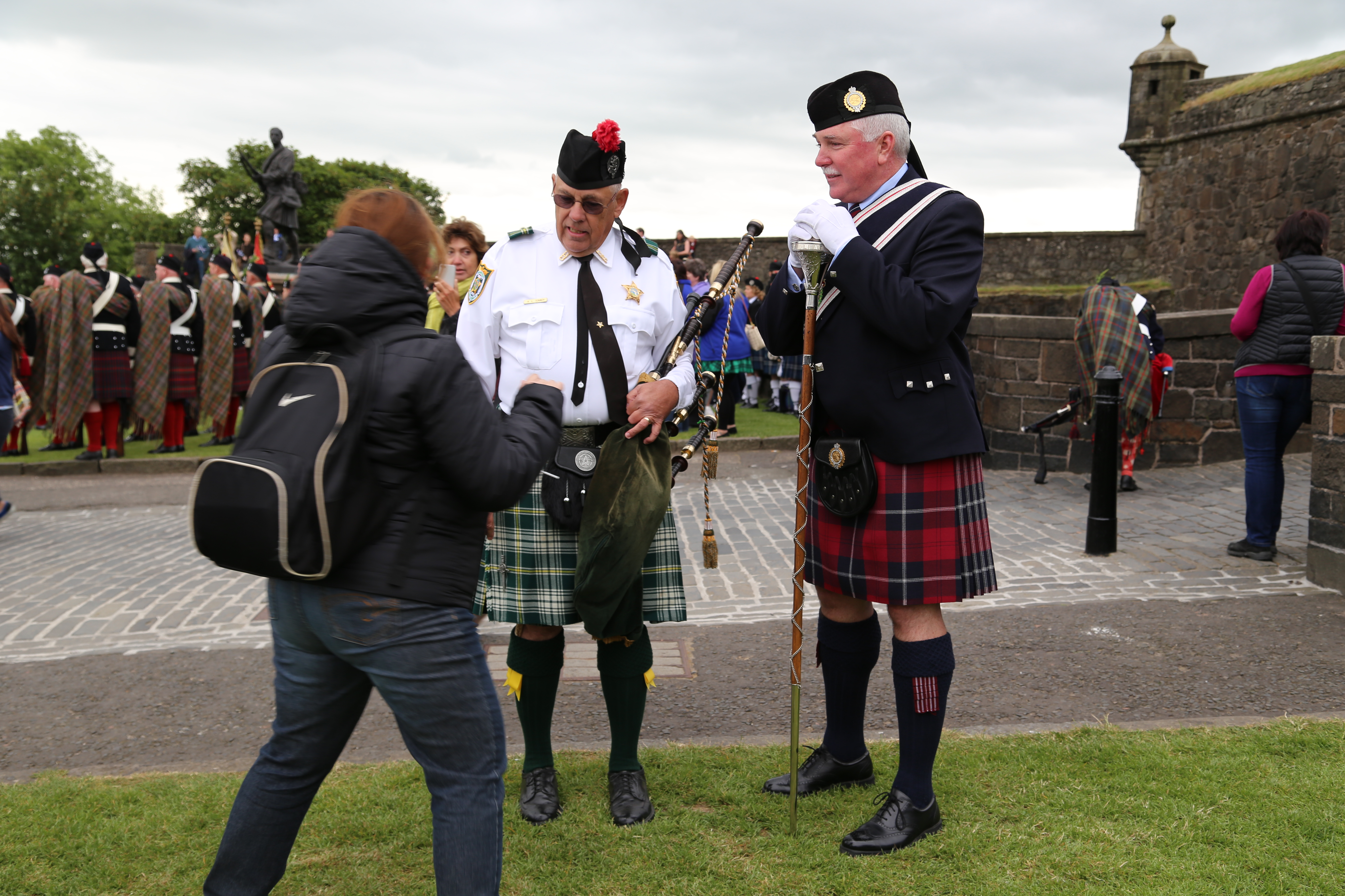 2014 Europe Trip Day 24 - Scotland (Crookston Castle, Paisley Missionary Flat (Walker Street), Lawn Bowling Pitch, Irn Bru, Church of the Holy Rude, Stirling Castle, 2014 Pipefest Stirling)