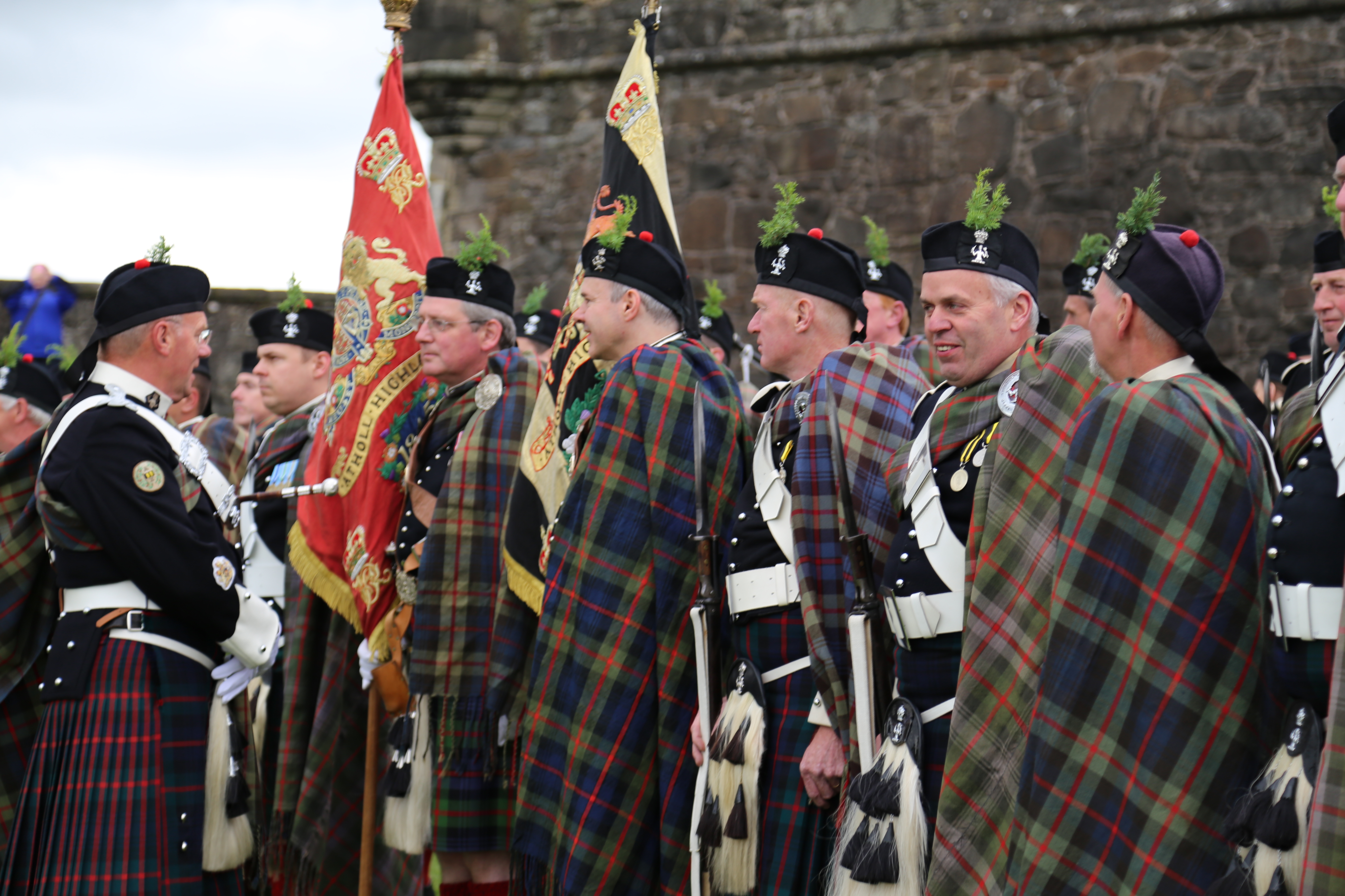 2014 Europe Trip Day 24 - Scotland (Crookston Castle, Paisley Missionary Flat (Walker Street), Lawn Bowling Pitch, Irn Bru, Church of the Holy Rude, Stirling Castle, 2014 Pipefest Stirling)