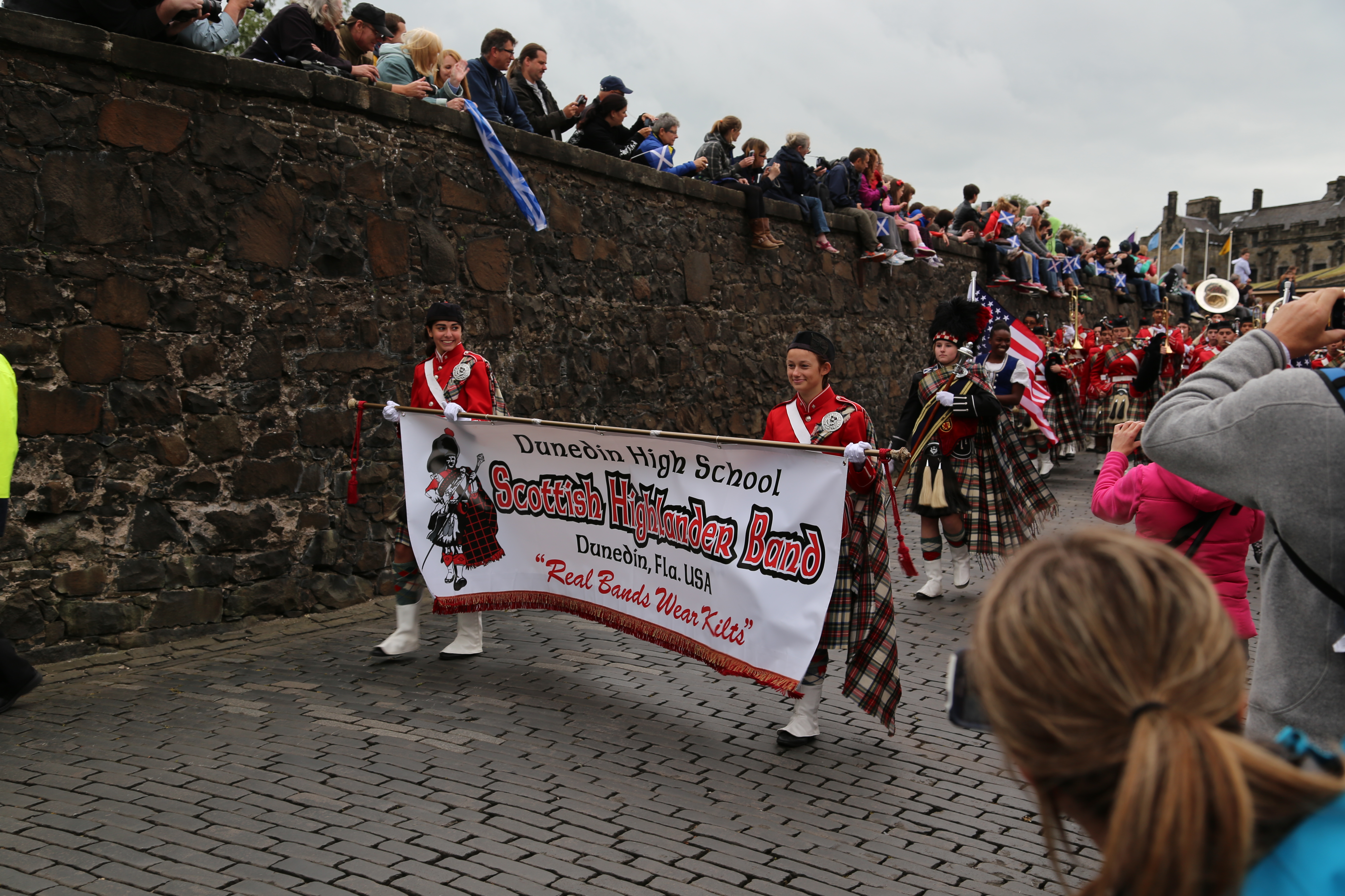 2014 Europe Trip Day 24 - Scotland (Crookston Castle, Paisley Missionary Flat (Walker Street), Lawn Bowling Pitch, Irn Bru, Church of the Holy Rude, Stirling Castle, 2014 Pipefest Stirling)