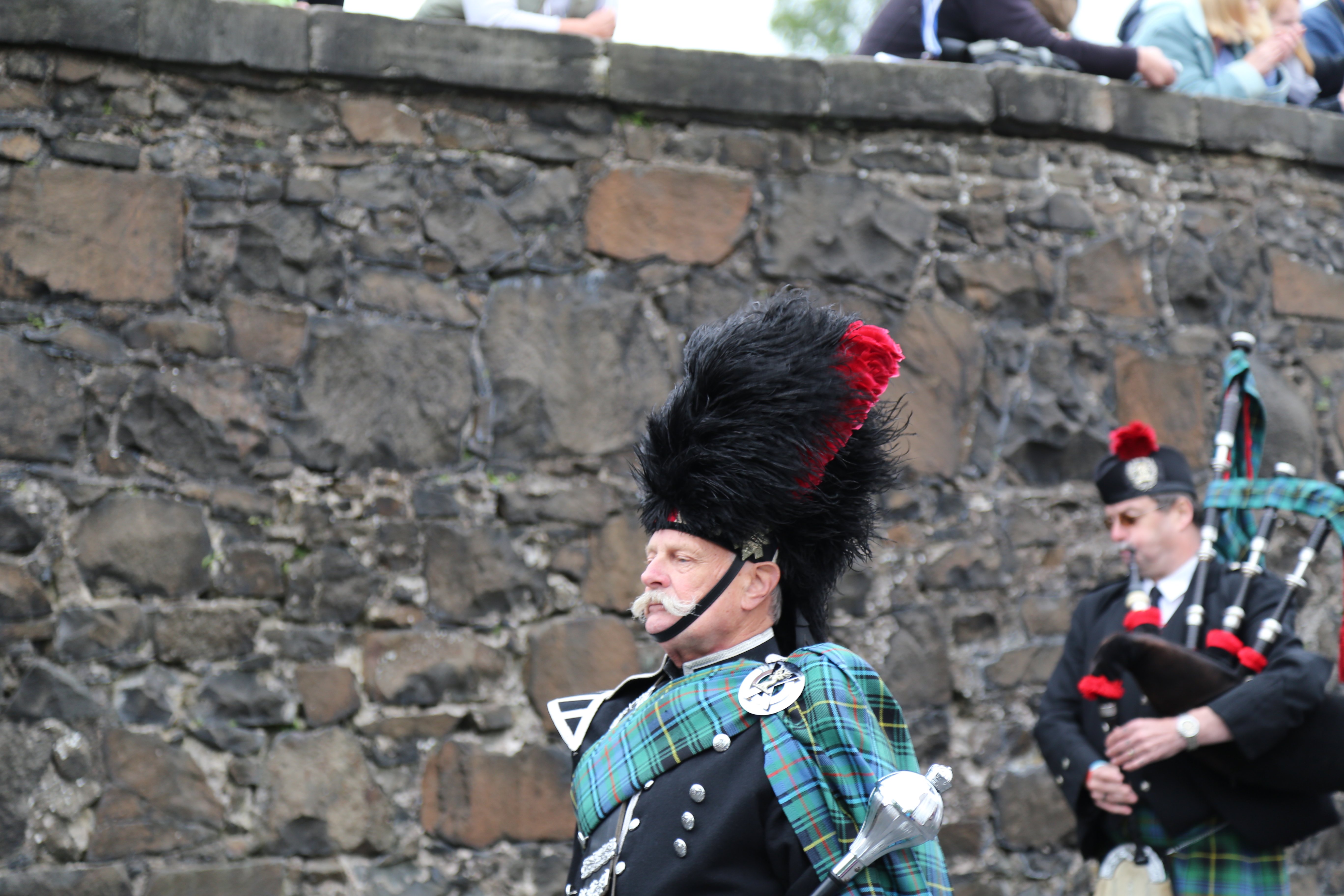 2014 Europe Trip Day 24 - Scotland (Crookston Castle, Paisley Missionary Flat (Walker Street), Lawn Bowling Pitch, Irn Bru, Church of the Holy Rude, Stirling Castle, 2014 Pipefest Stirling)