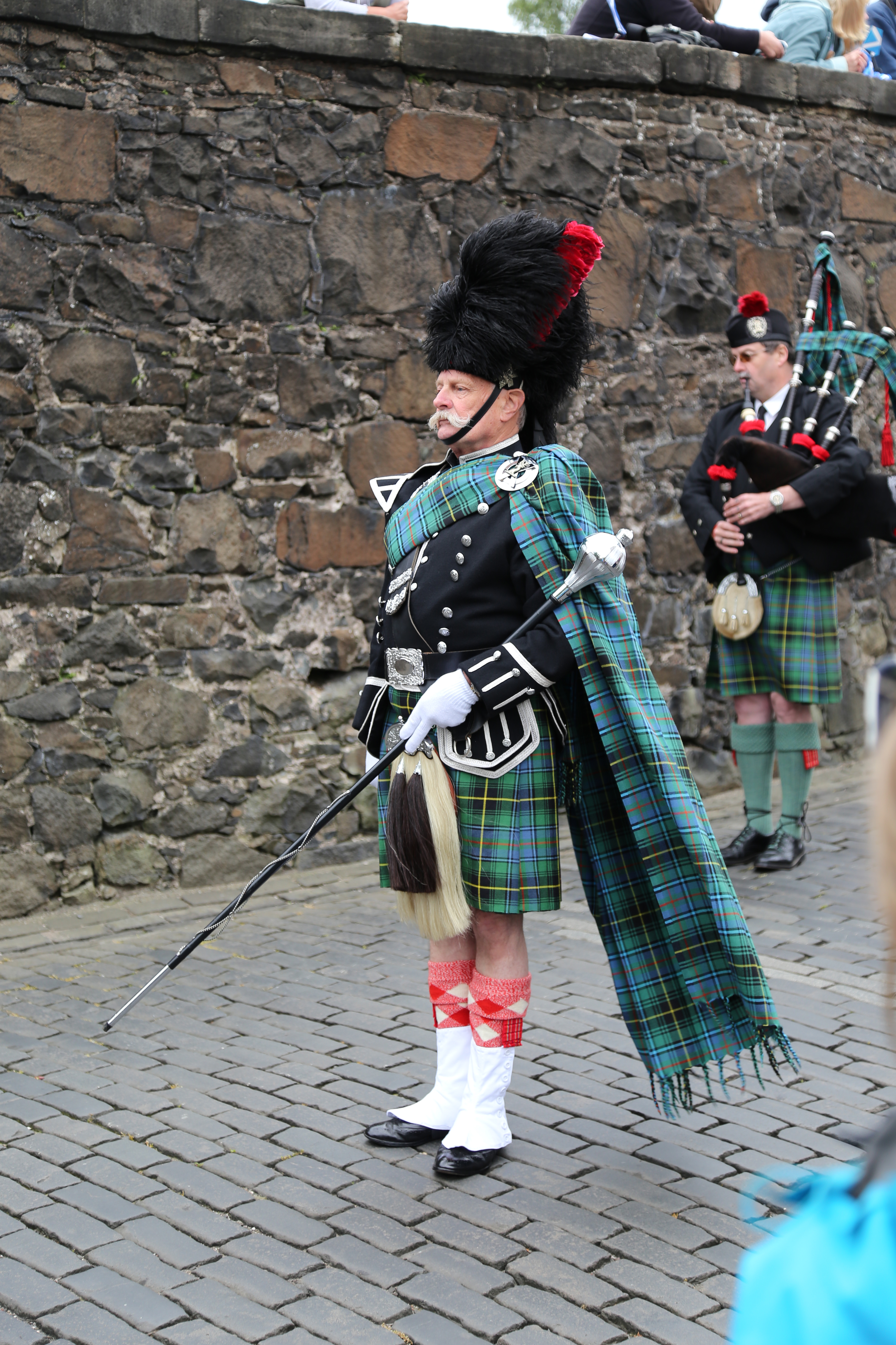 2014 Europe Trip Day 24 - Scotland (Crookston Castle, Paisley Missionary Flat (Walker Street), Lawn Bowling Pitch, Irn Bru, Church of the Holy Rude, Stirling Castle, 2014 Pipefest Stirling)