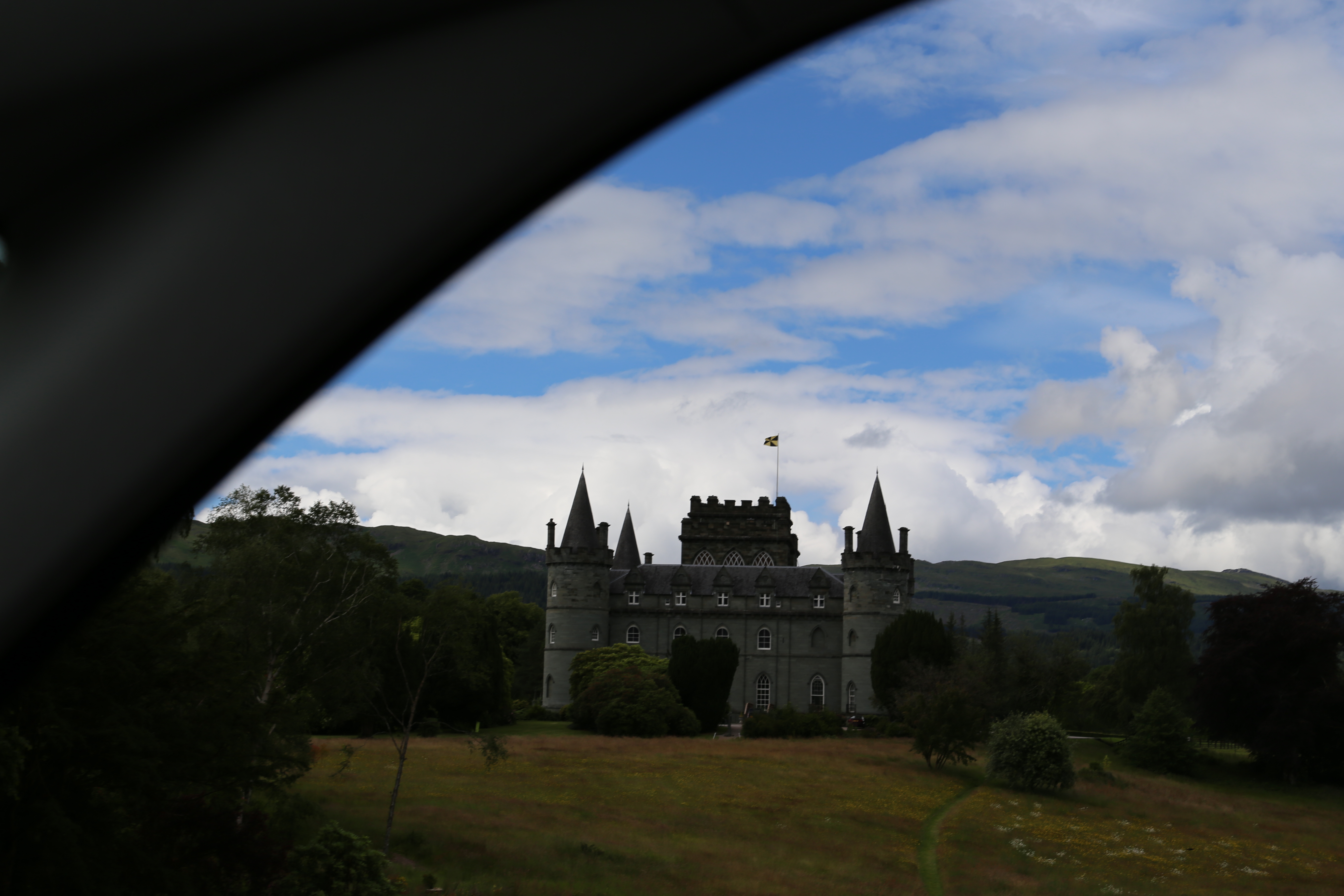 2014 Europe Trip Day 25 - Scotland (Stirling Monument, Doune Castle (Monty Python Castle), Loch Lomond, Ben Lomond, Inverary Castle, Crisps, Tunnock's, Oban Ferry to Isle of Mull, Duart Castle, Argyll Arms Hotel, Haggis, Neeps, & Tatties, Ardachy House)