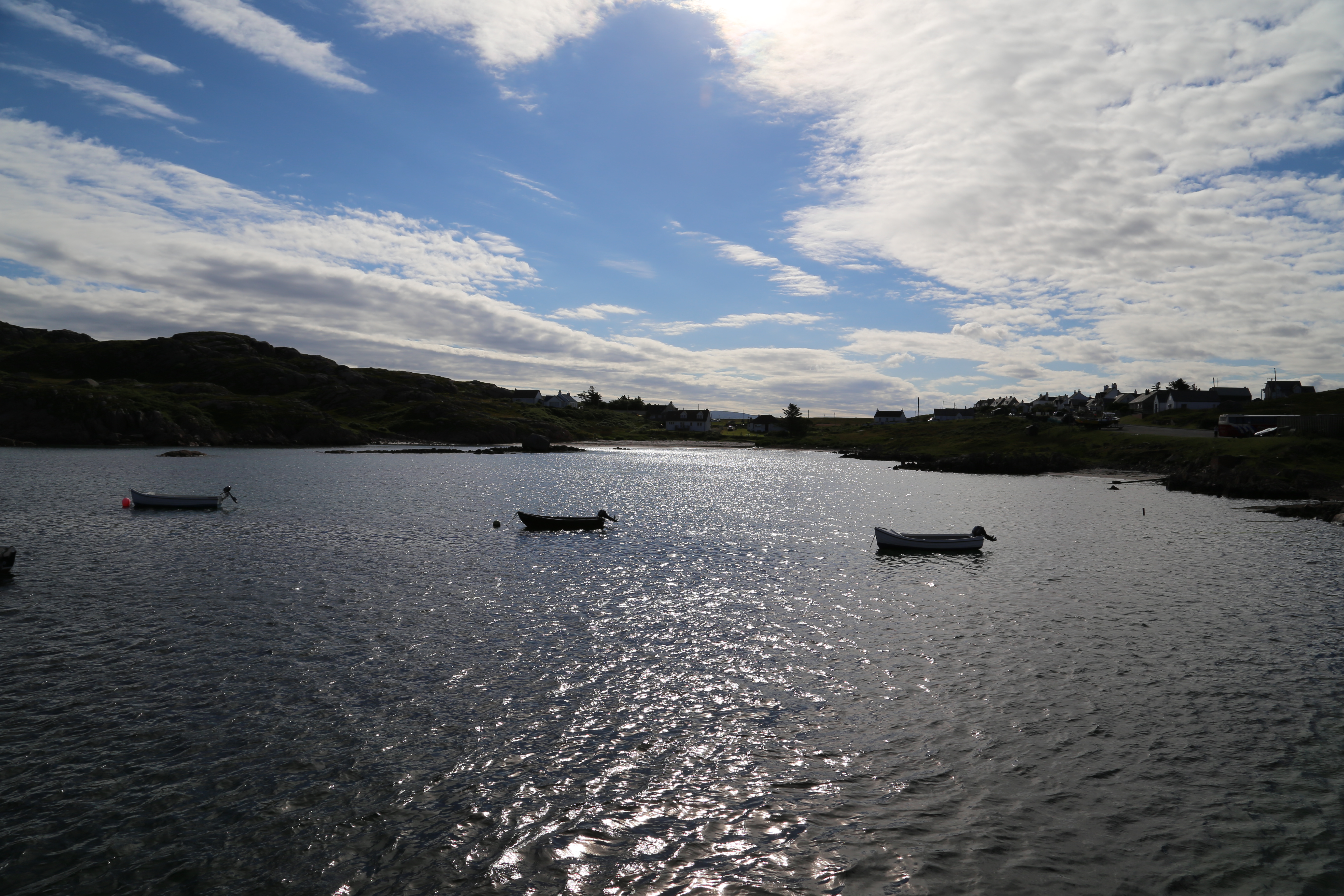 2014 Europe Trip Day 26 - Scotland (Ardachy House Yurt, Heilan' Coo, Fionnphort-Iona Ferry, Iona Nunnery, Iona Abbey (Britain Christianity Birthplace), Scottish Heather, Tobermory-Kilchoan Ferry, Castle Tioram, Glenfinnan Monument, Biting Midges!)