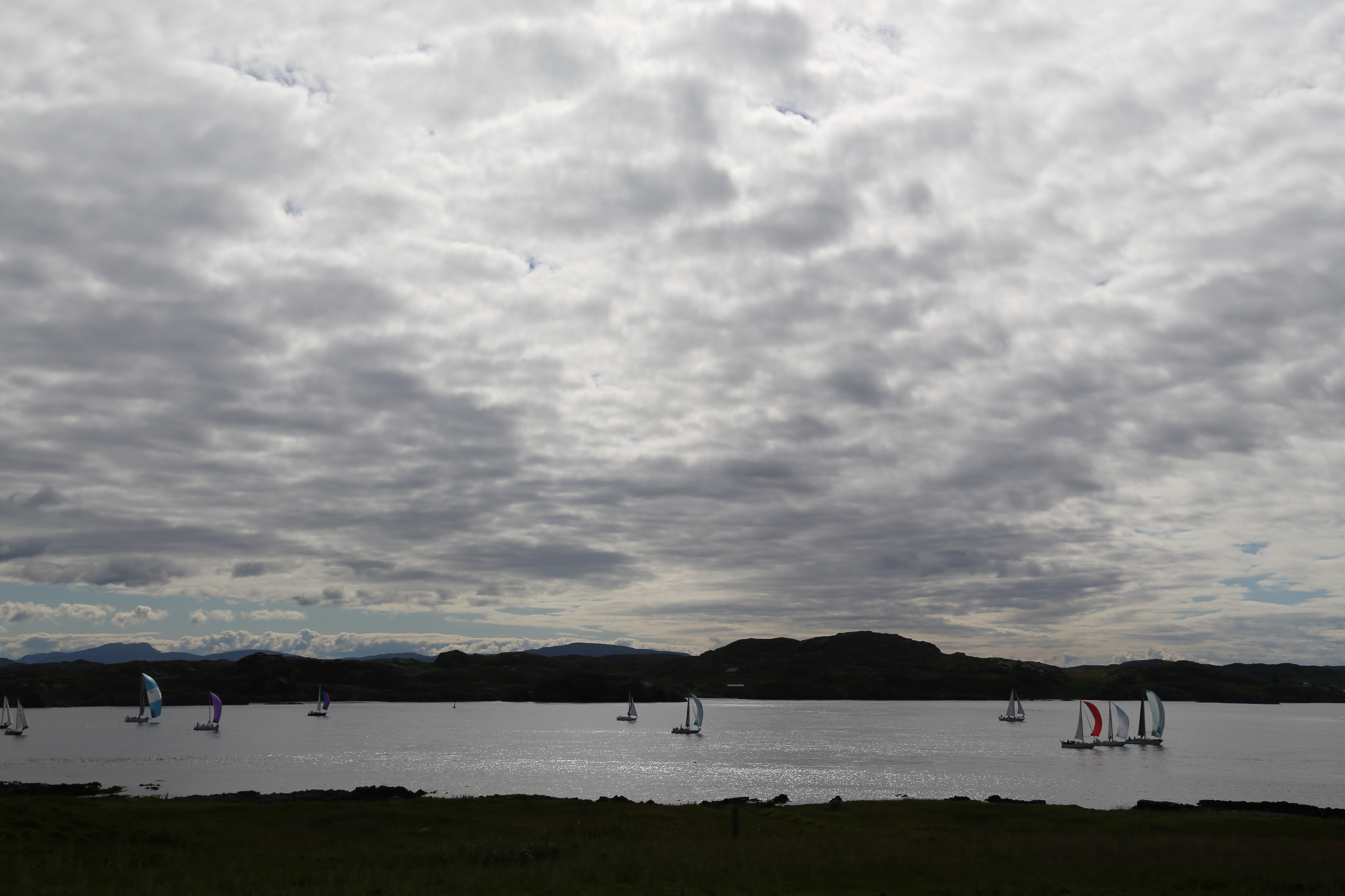 2014 Europe Trip Day 26 - Scotland (Ardachy House Yurt, Heilan' Coo, Fionnphort-Iona Ferry, Iona Nunnery, Iona Abbey (Britain Christianity Birthplace), Scottish Heather, Tobermory-Kilchoan Ferry, Castle Tioram, Glenfinnan Monument, Biting Midges!)