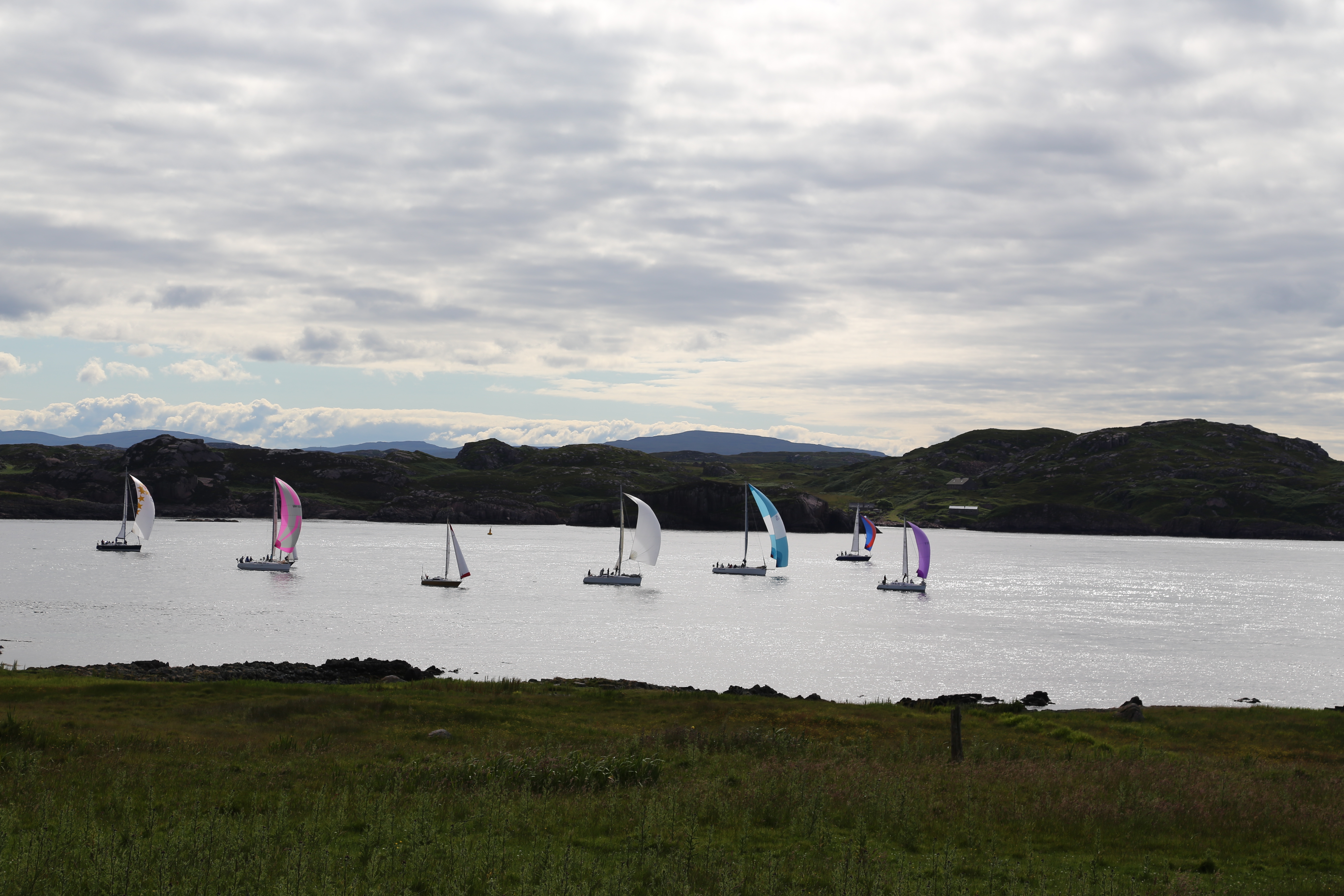 2014 Europe Trip Day 26 - Scotland (Ardachy House Yurt, Heilan' Coo, Fionnphort-Iona Ferry, Iona Nunnery, Iona Abbey (Britain Christianity Birthplace), Scottish Heather, Tobermory-Kilchoan Ferry, Castle Tioram, Glenfinnan Monument, Biting Midges!)