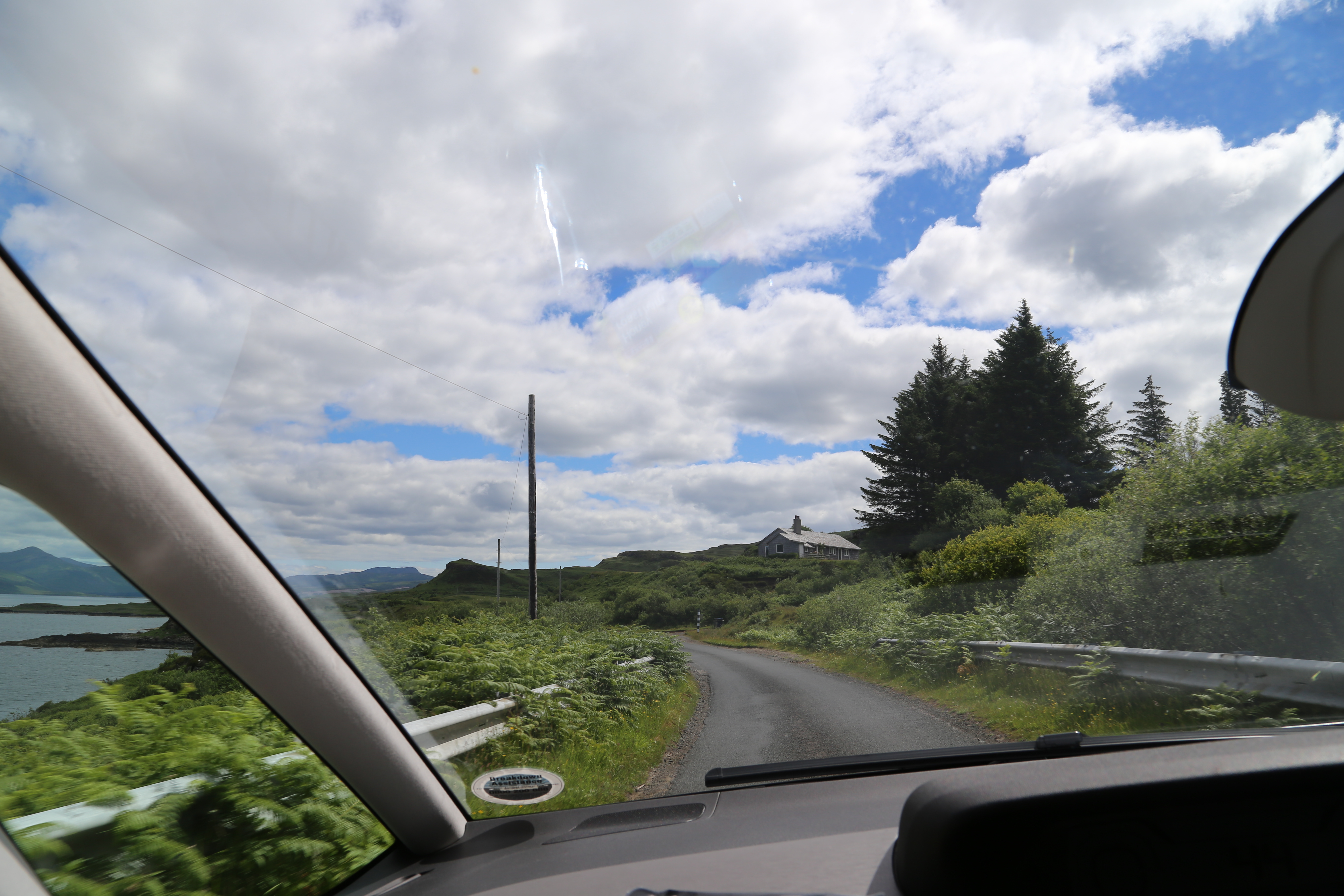 2014 Europe Trip Day 26 - Scotland (Ardachy House Yurt, Heilan' Coo, Fionnphort-Iona Ferry, Iona Nunnery, Iona Abbey (Britain Christianity Birthplace), Scottish Heather, Tobermory-Kilchoan Ferry, Castle Tioram, Glenfinnan Monument, Biting Midges!)