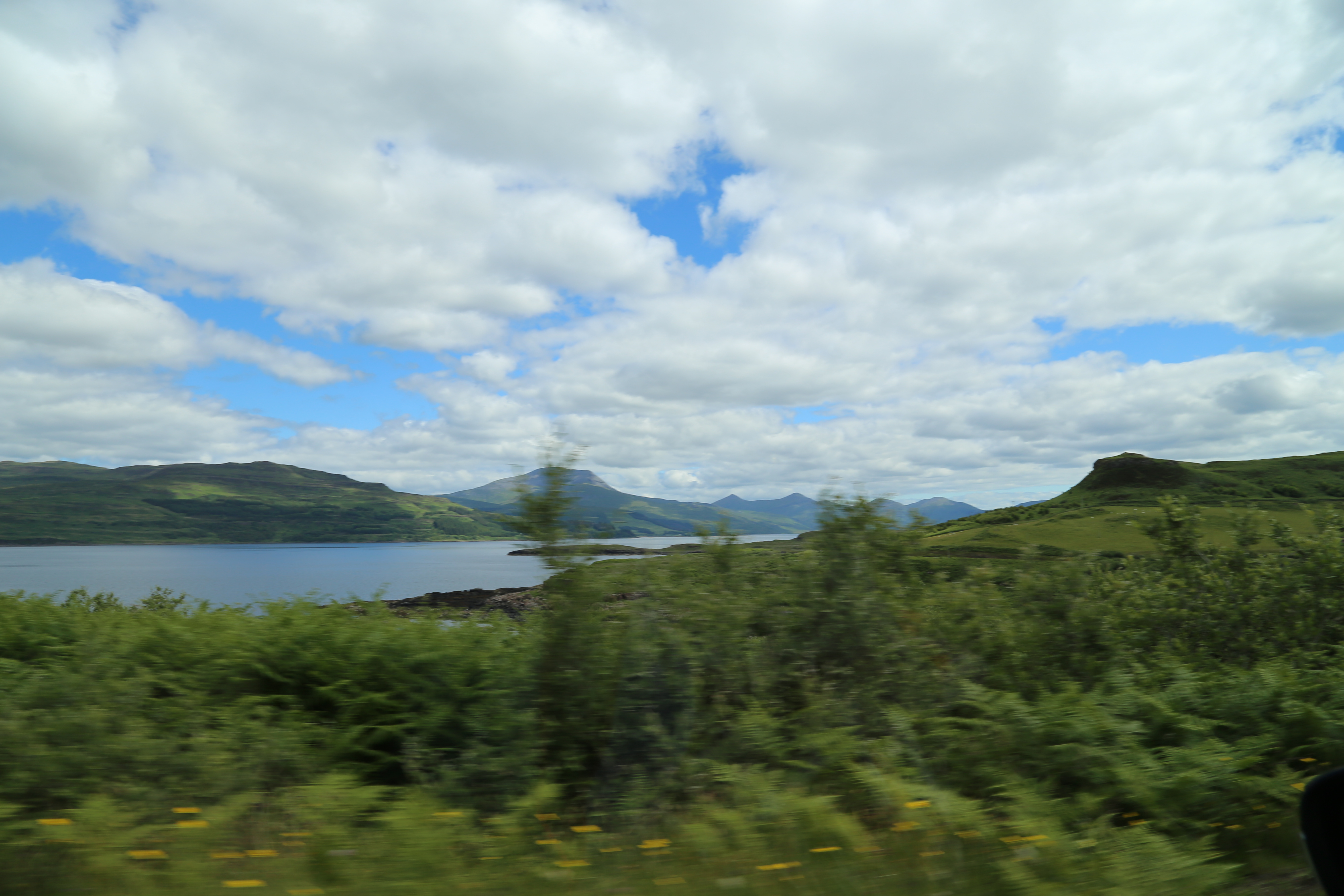 2014 Europe Trip Day 26 - Scotland (Ardachy House Yurt, Heilan' Coo, Fionnphort-Iona Ferry, Iona Nunnery, Iona Abbey (Britain Christianity Birthplace), Scottish Heather, Tobermory-Kilchoan Ferry, Castle Tioram, Glenfinnan Monument, Biting Midges!)