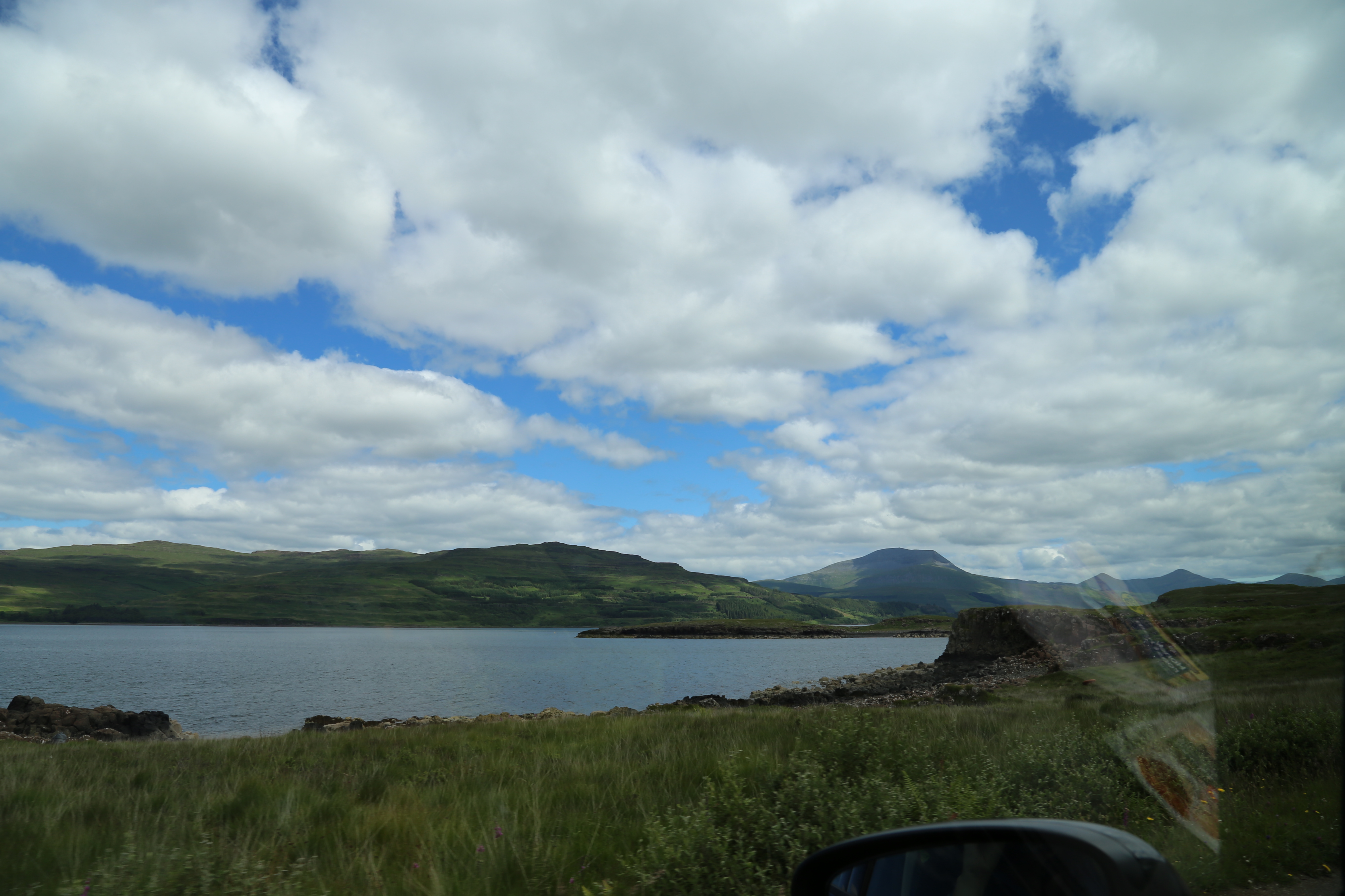 2014 Europe Trip Day 26 - Scotland (Ardachy House Yurt, Heilan' Coo, Fionnphort-Iona Ferry, Iona Nunnery, Iona Abbey (Britain Christianity Birthplace), Scottish Heather, Tobermory-Kilchoan Ferry, Castle Tioram, Glenfinnan Monument, Biting Midges!)