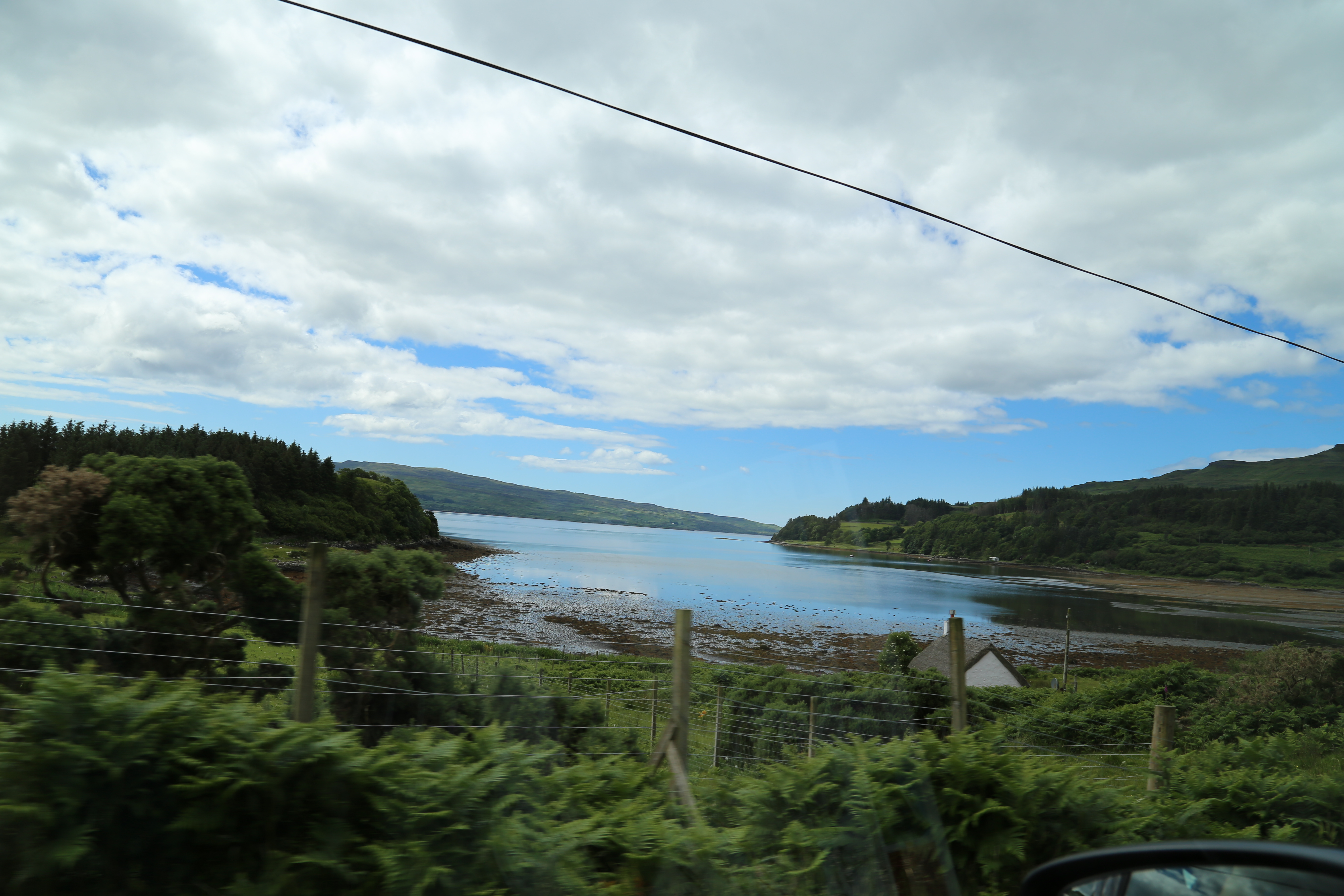 2014 Europe Trip Day 26 - Scotland (Ardachy House Yurt, Heilan' Coo, Fionnphort-Iona Ferry, Iona Nunnery, Iona Abbey (Britain Christianity Birthplace), Scottish Heather, Tobermory-Kilchoan Ferry, Castle Tioram, Glenfinnan Monument, Biting Midges!)