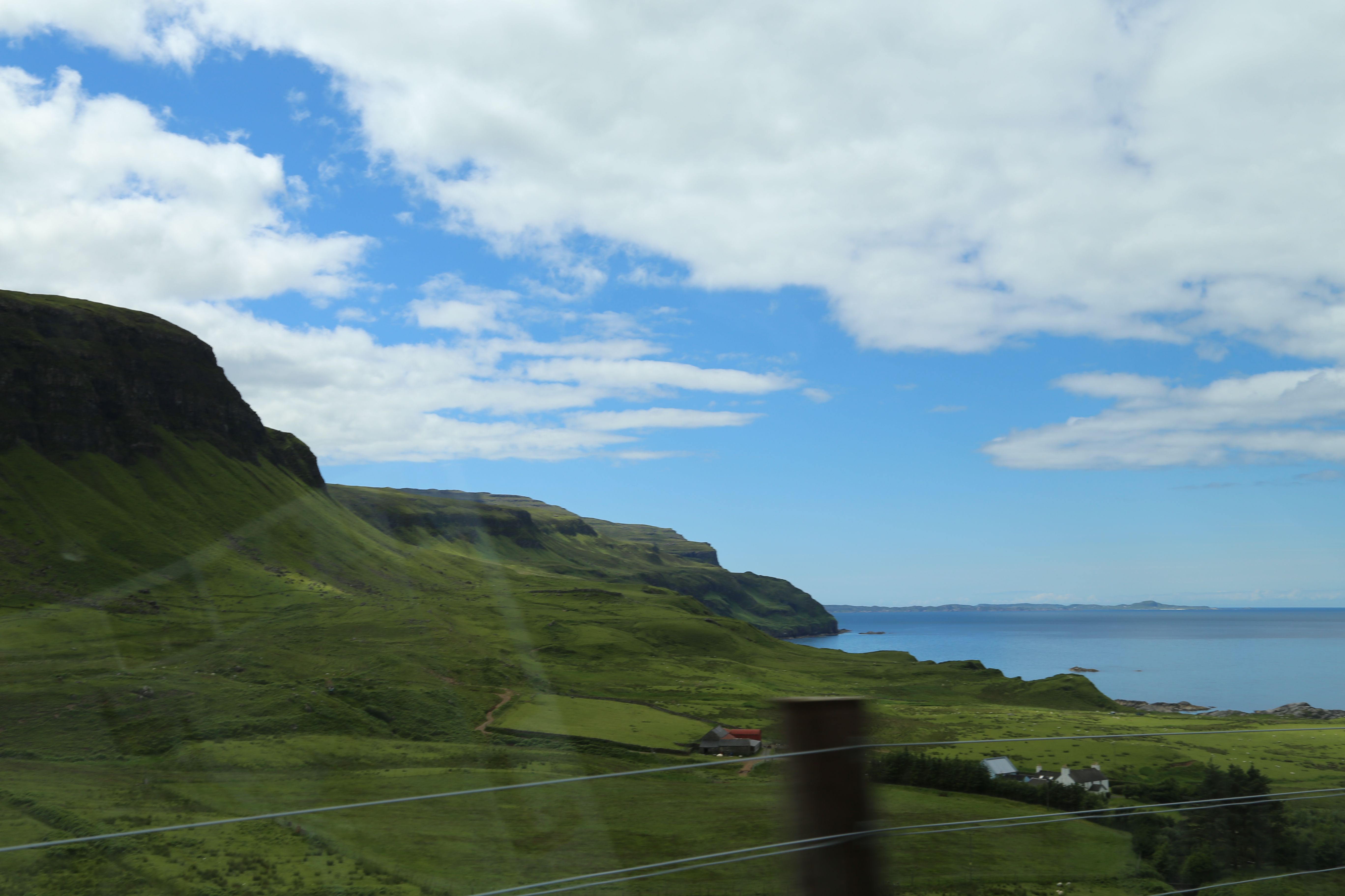 2014 Europe Trip Day 26 - Scotland (Ardachy House Yurt, Heilan' Coo, Fionnphort-Iona Ferry, Iona Nunnery, Iona Abbey (Britain Christianity Birthplace), Scottish Heather, Tobermory-Kilchoan Ferry, Castle Tioram, Glenfinnan Monument, Biting Midges!)