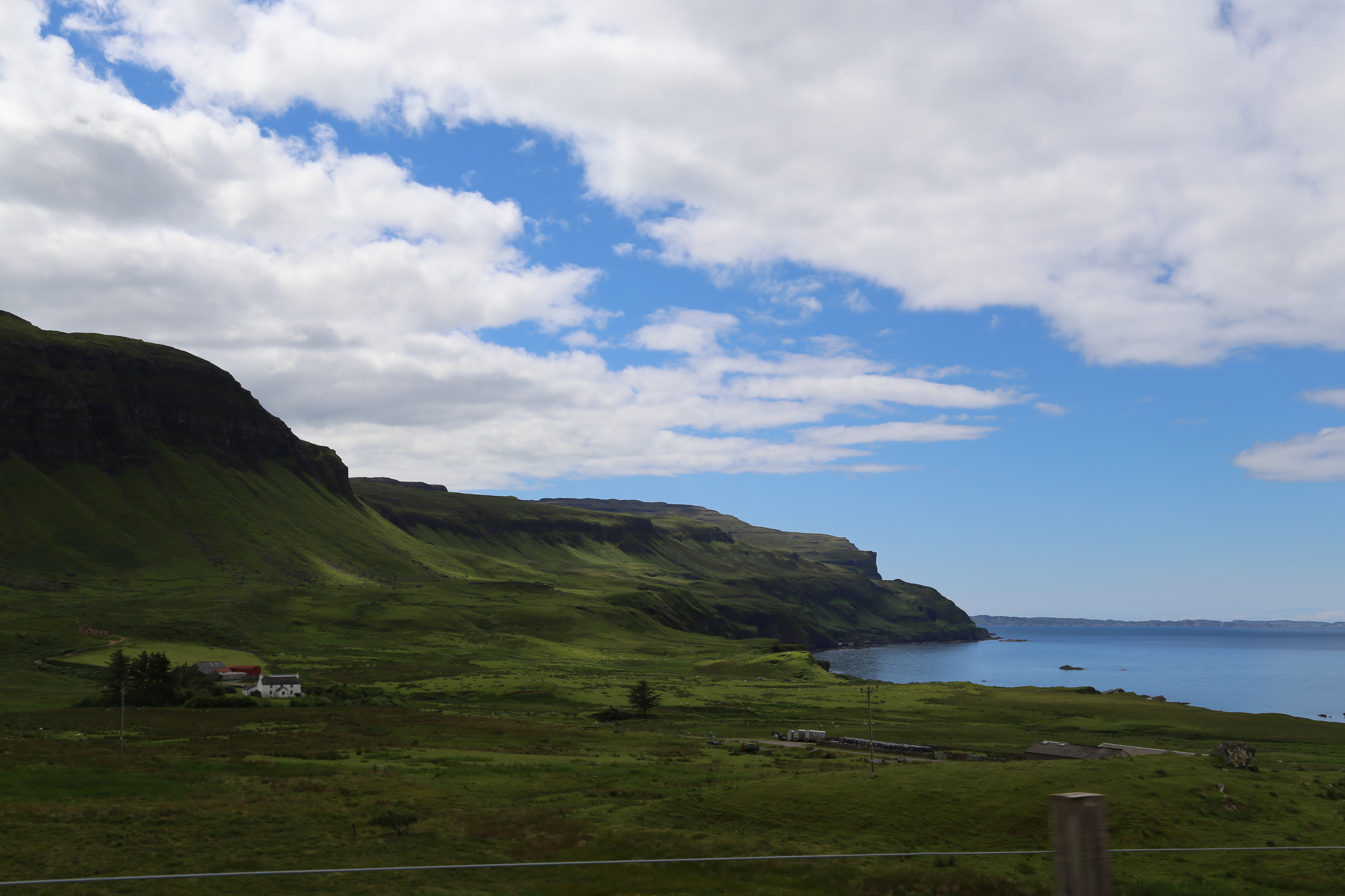 2014 Europe Trip Day 26 - Scotland (Ardachy House Yurt, Heilan' Coo, Fionnphort-Iona Ferry, Iona Nunnery, Iona Abbey (Britain Christianity Birthplace), Scottish Heather, Tobermory-Kilchoan Ferry, Castle Tioram, Glenfinnan Monument, Biting Midges!)