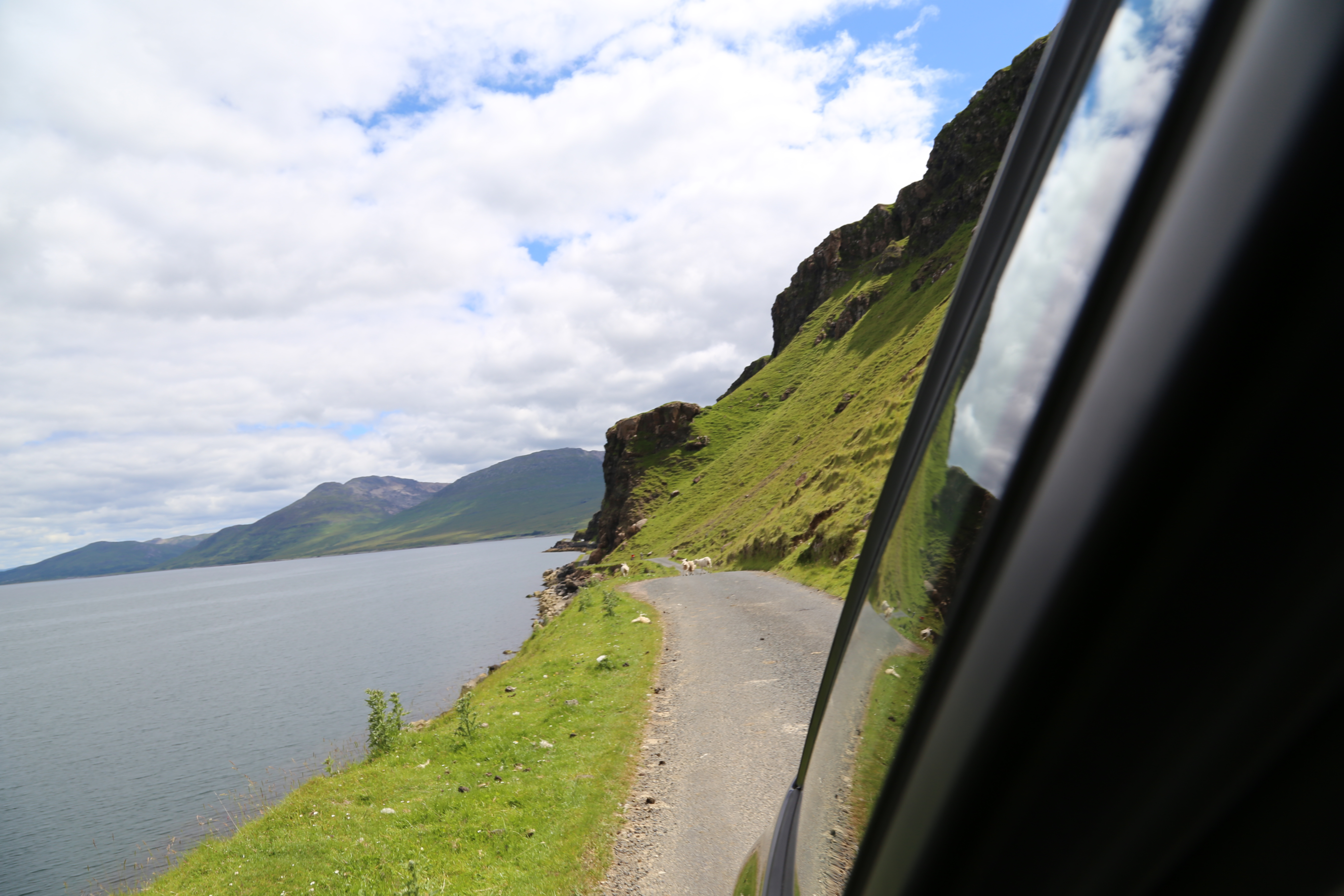 2014 Europe Trip Day 26 - Scotland (Ardachy House Yurt, Heilan' Coo, Fionnphort-Iona Ferry, Iona Nunnery, Iona Abbey (Britain Christianity Birthplace), Scottish Heather, Tobermory-Kilchoan Ferry, Castle Tioram, Glenfinnan Monument, Biting Midges!)