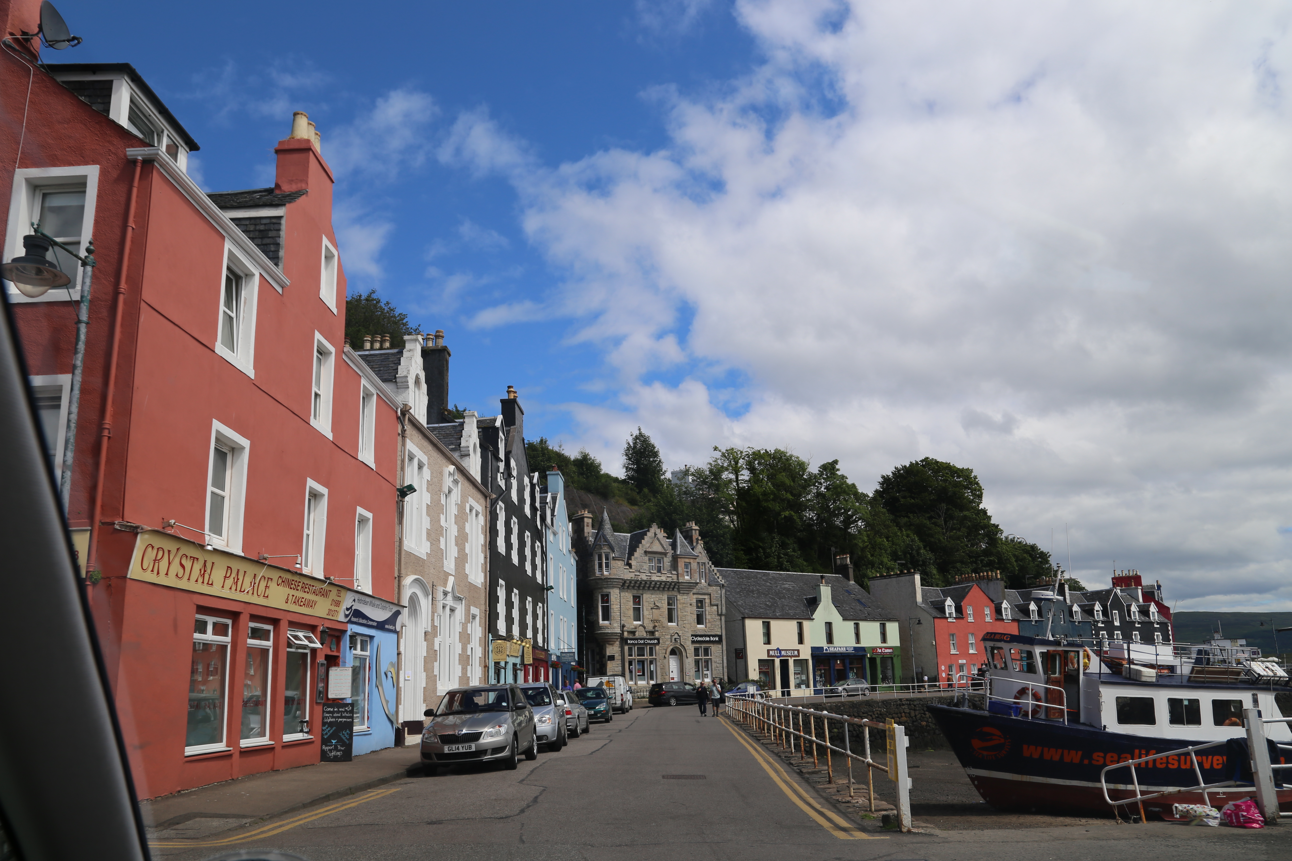 2014 Europe Trip Day 26 - Scotland (Ardachy House Yurt, Heilan' Coo, Fionnphort-Iona Ferry, Iona Nunnery, Iona Abbey (Britain Christianity Birthplace), Scottish Heather, Tobermory-Kilchoan Ferry, Castle Tioram, Glenfinnan Monument, Biting Midges!)