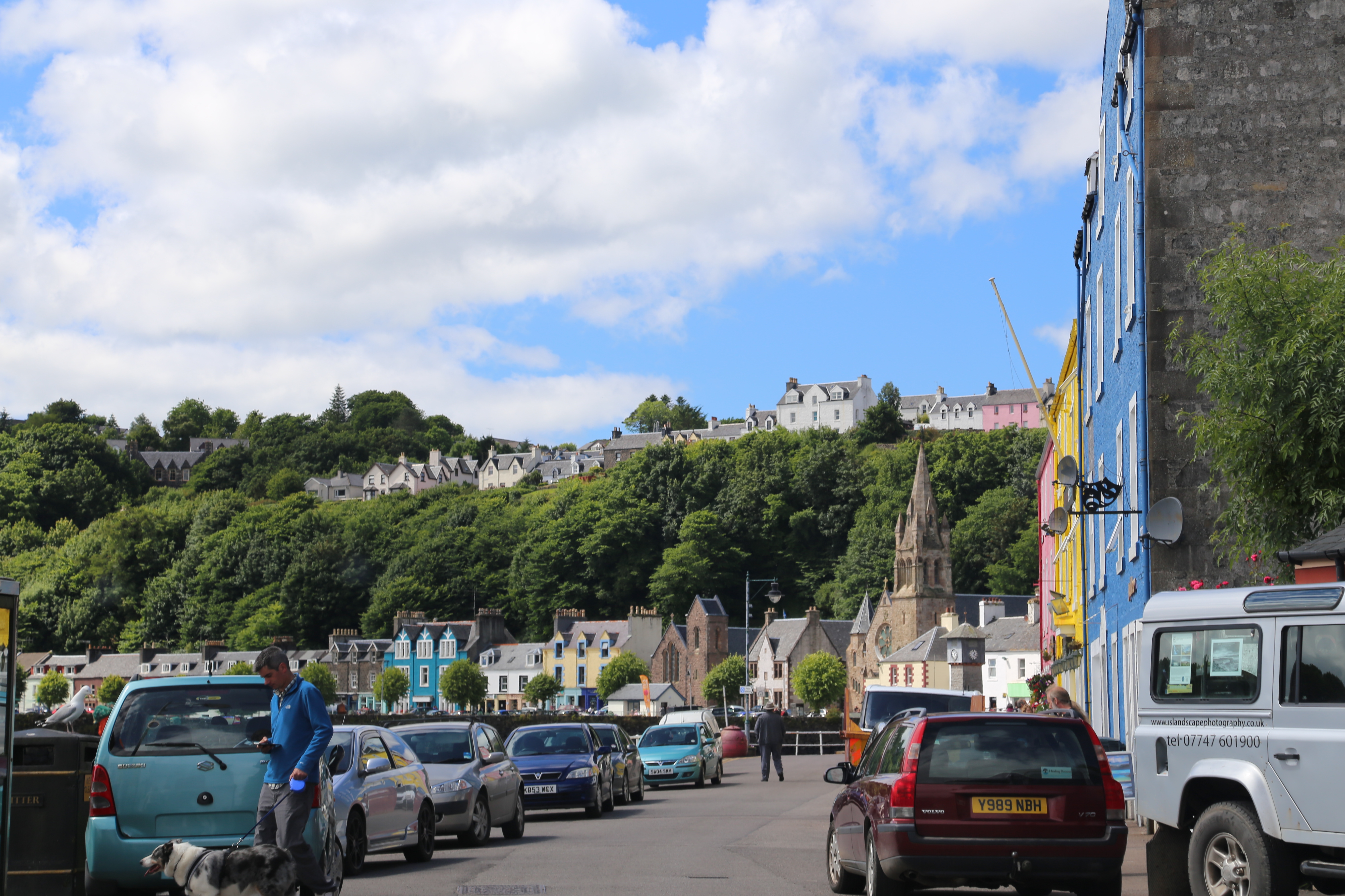 2014 Europe Trip Day 26 - Scotland (Ardachy House Yurt, Heilan' Coo, Fionnphort-Iona Ferry, Iona Nunnery, Iona Abbey (Britain Christianity Birthplace), Scottish Heather, Tobermory-Kilchoan Ferry, Castle Tioram, Glenfinnan Monument, Biting Midges!)