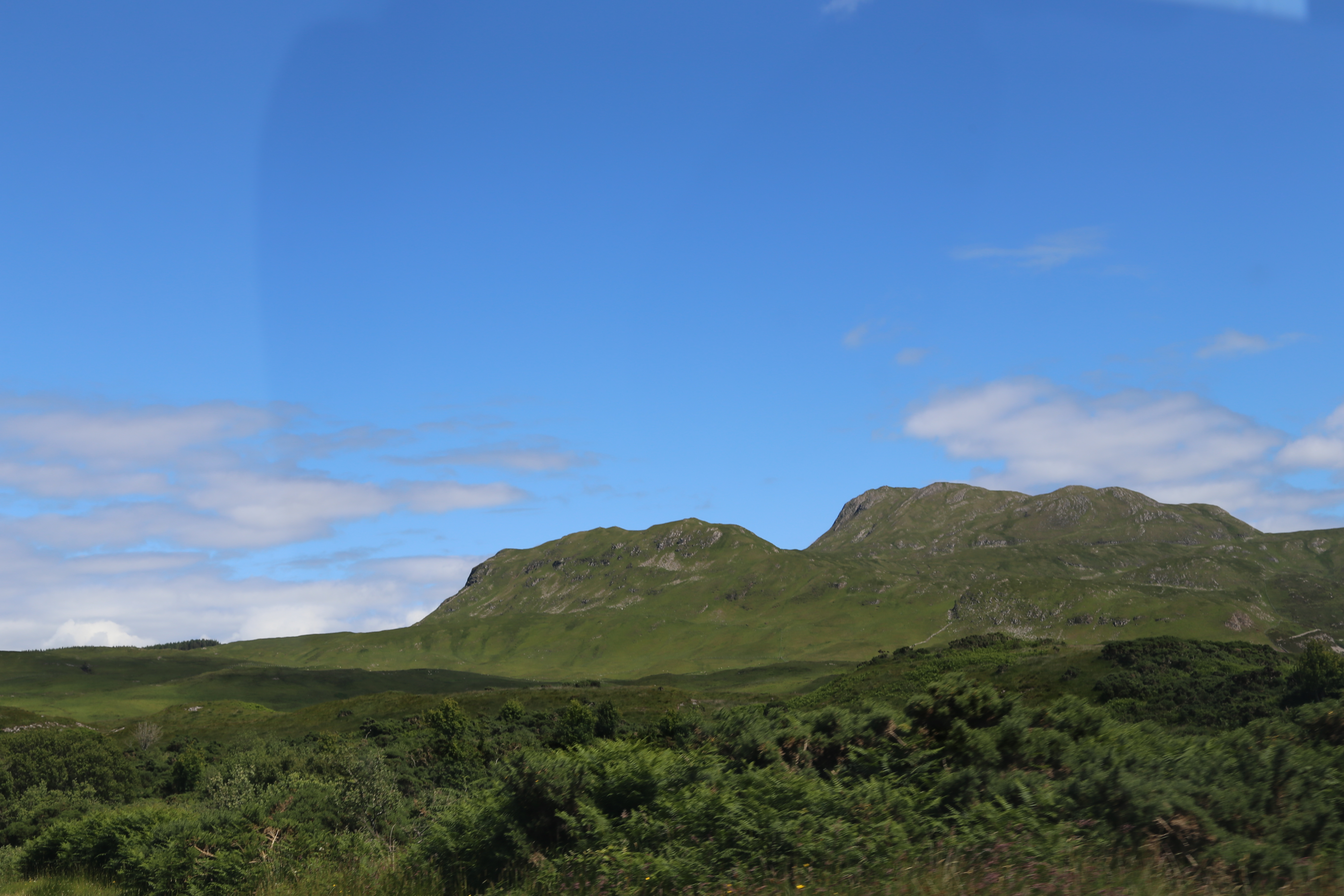 2014 Europe Trip Day 26 - Scotland (Ardachy House Yurt, Heilan' Coo, Fionnphort-Iona Ferry, Iona Nunnery, Iona Abbey (Britain Christianity Birthplace), Scottish Heather, Tobermory-Kilchoan Ferry, Castle Tioram, Glenfinnan Monument, Biting Midges!)