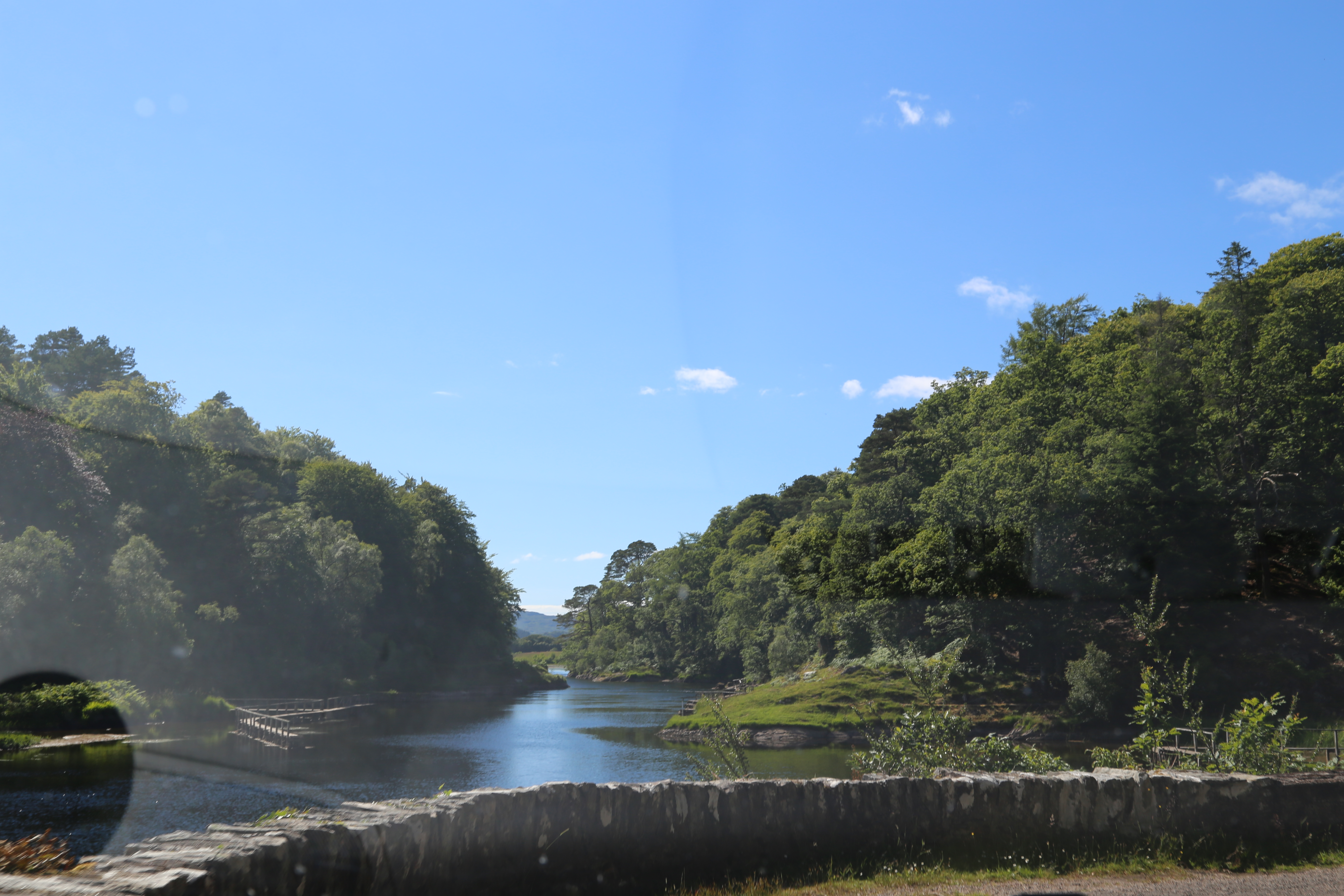 2014 Europe Trip Day 26 - Scotland (Ardachy House Yurt, Heilan' Coo, Fionnphort-Iona Ferry, Iona Nunnery, Iona Abbey (Britain Christianity Birthplace), Scottish Heather, Tobermory-Kilchoan Ferry, Castle Tioram, Glenfinnan Monument, Biting Midges!)