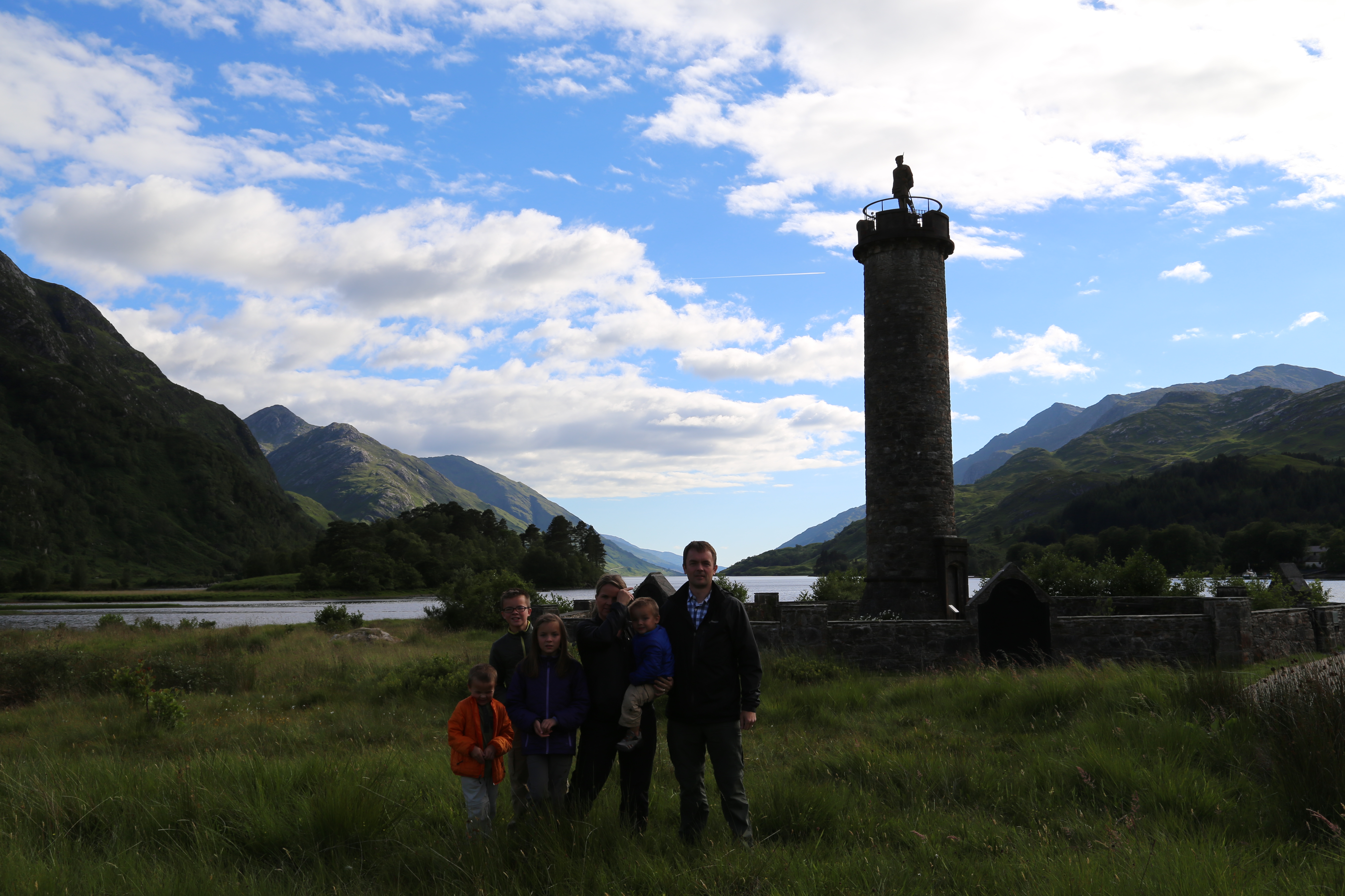 2014 Europe Trip Day 26 - Scotland (Ardachy House Yurt, Heilan' Coo, Fionnphort-Iona Ferry, Iona Nunnery, Iona Abbey (Britain Christianity Birthplace), Scottish Heather, Tobermory-Kilchoan Ferry, Castle Tioram, Glenfinnan Monument, Biting Midges!)