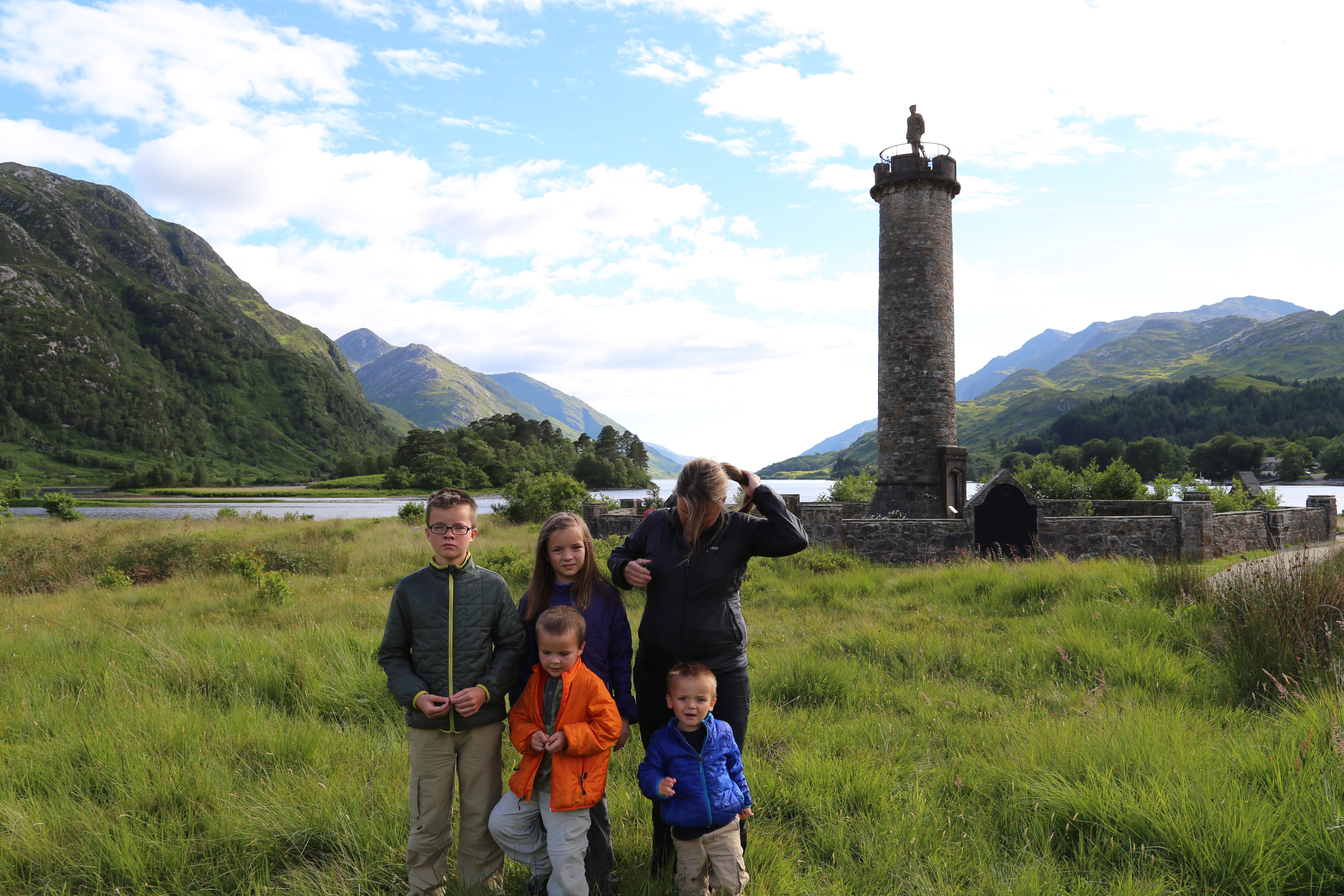 2014 Europe Trip Day 26 - Scotland (Ardachy House Yurt, Heilan' Coo, Fionnphort-Iona Ferry, Iona Nunnery, Iona Abbey (Britain Christianity Birthplace), Scottish Heather, Tobermory-Kilchoan Ferry, Castle Tioram, Glenfinnan Monument, Biting Midges!)