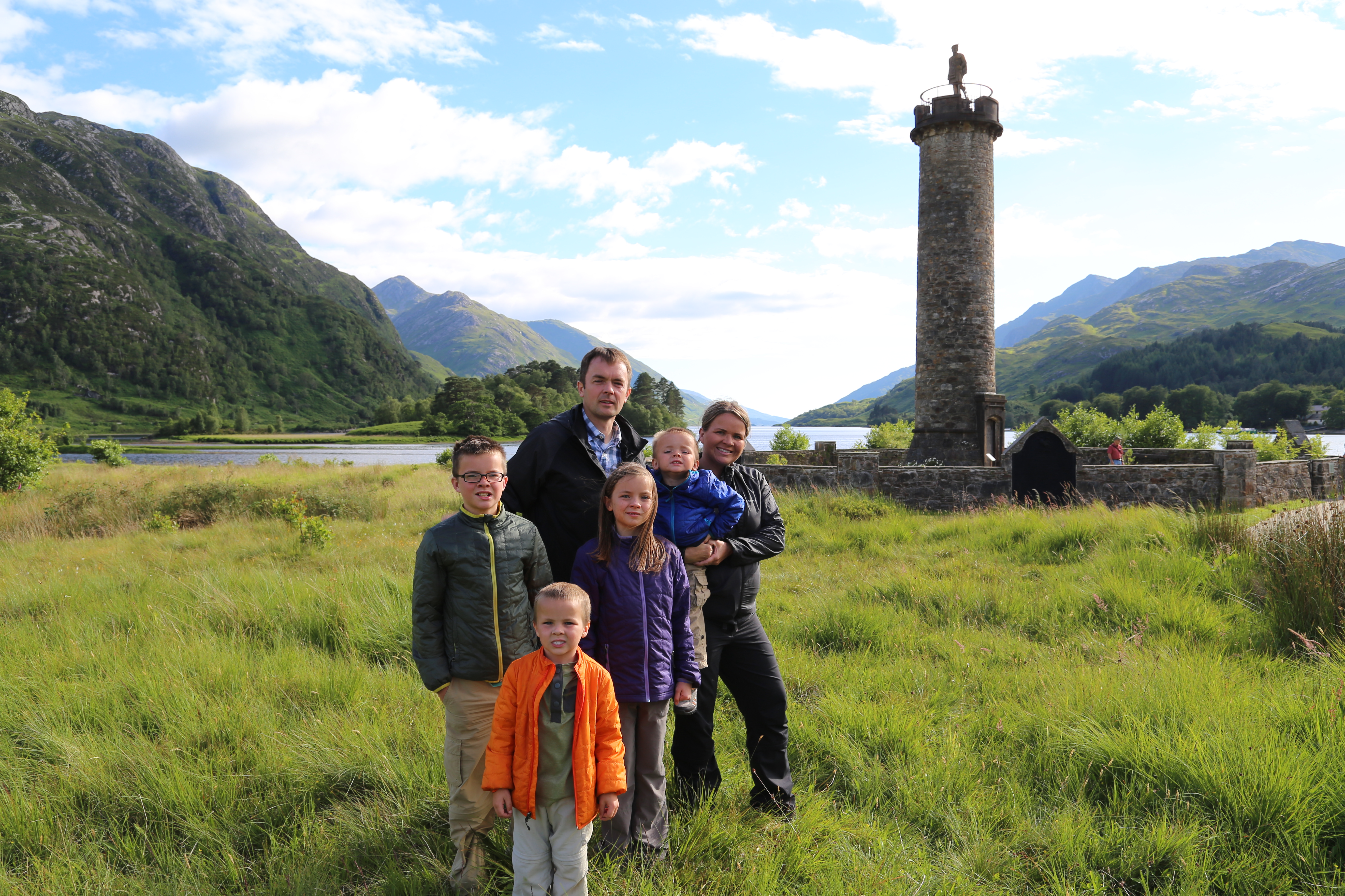 2014 Europe Trip Day 26 - Scotland (Ardachy House Yurt, Heilan' Coo, Fionnphort-Iona Ferry, Iona Nunnery, Iona Abbey (Britain Christianity Birthplace), Scottish Heather, Tobermory-Kilchoan Ferry, Castle Tioram, Glenfinnan Monument, Biting Midges!)