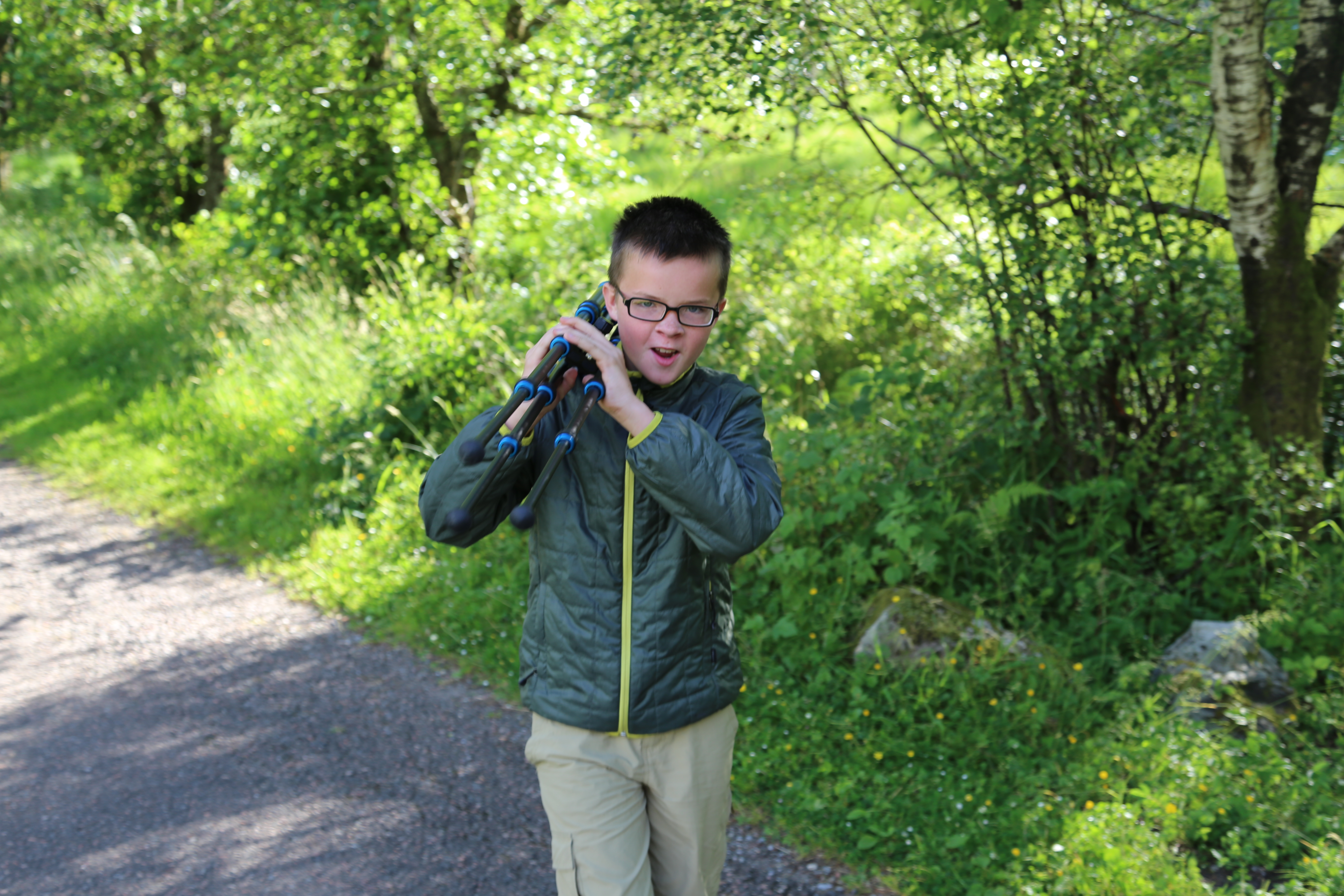 2014 Europe Trip Day 26 - Scotland (Ardachy House Yurt, Heilan' Coo, Fionnphort-Iona Ferry, Iona Nunnery, Iona Abbey (Britain Christianity Birthplace), Scottish Heather, Tobermory-Kilchoan Ferry, Castle Tioram, Glenfinnan Monument, Biting Midges!)