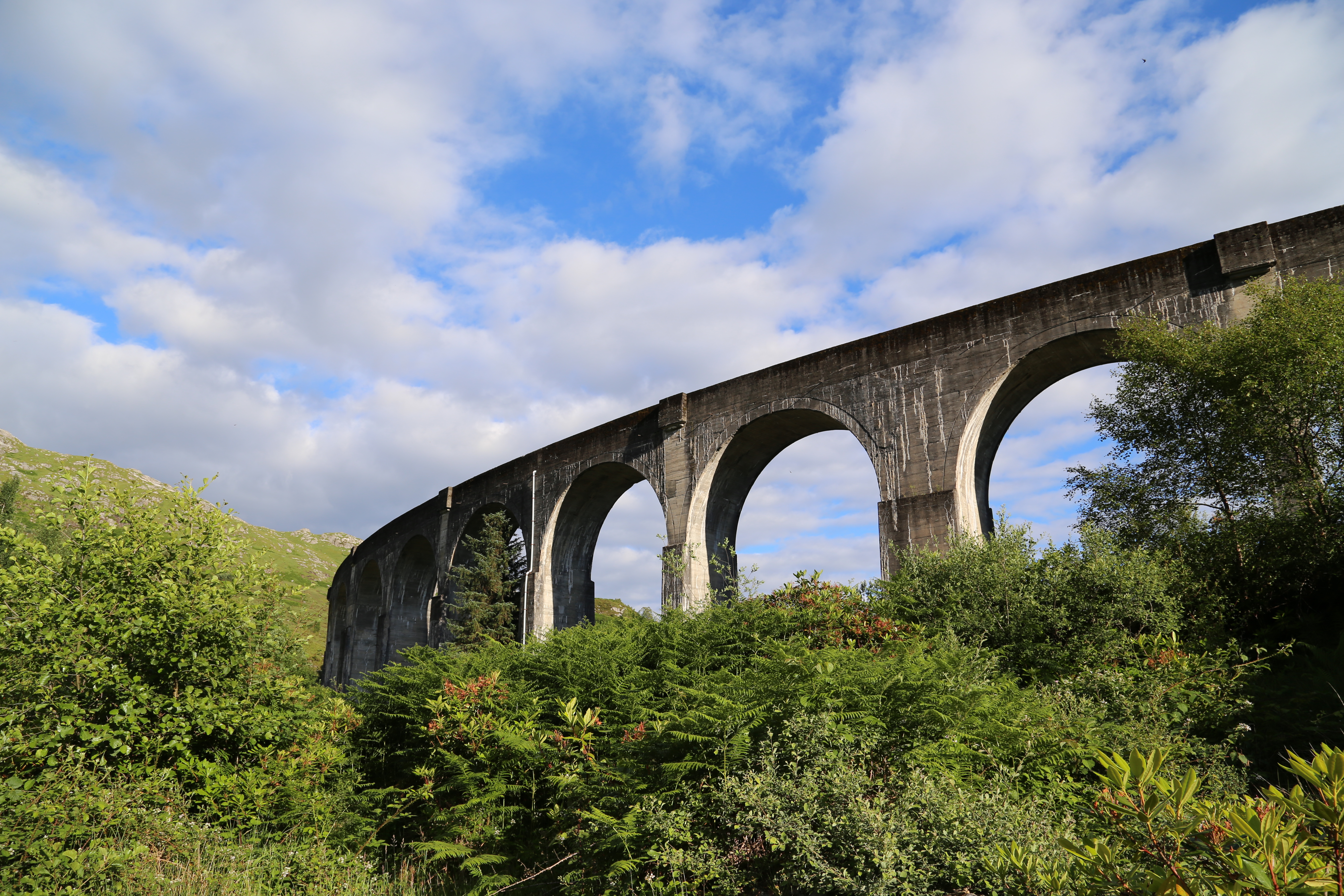 2014 Europe Trip Day 26 - Scotland (Ardachy House Yurt, Heilan' Coo, Fionnphort-Iona Ferry, Iona Nunnery, Iona Abbey (Britain Christianity Birthplace), Scottish Heather, Tobermory-Kilchoan Ferry, Castle Tioram, Glenfinnan Monument, Biting Midges!)